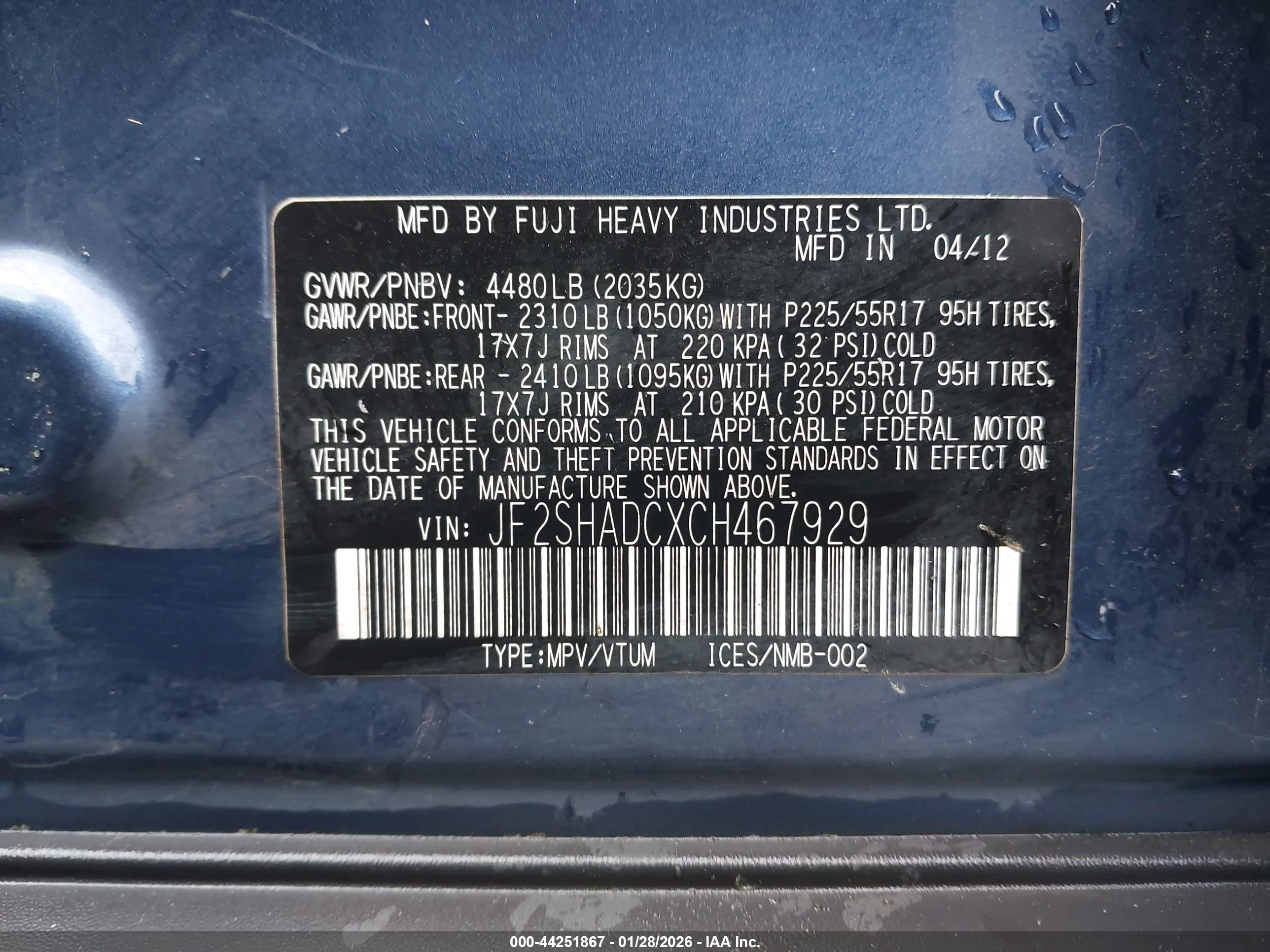 SUBARU FORESTER image 9