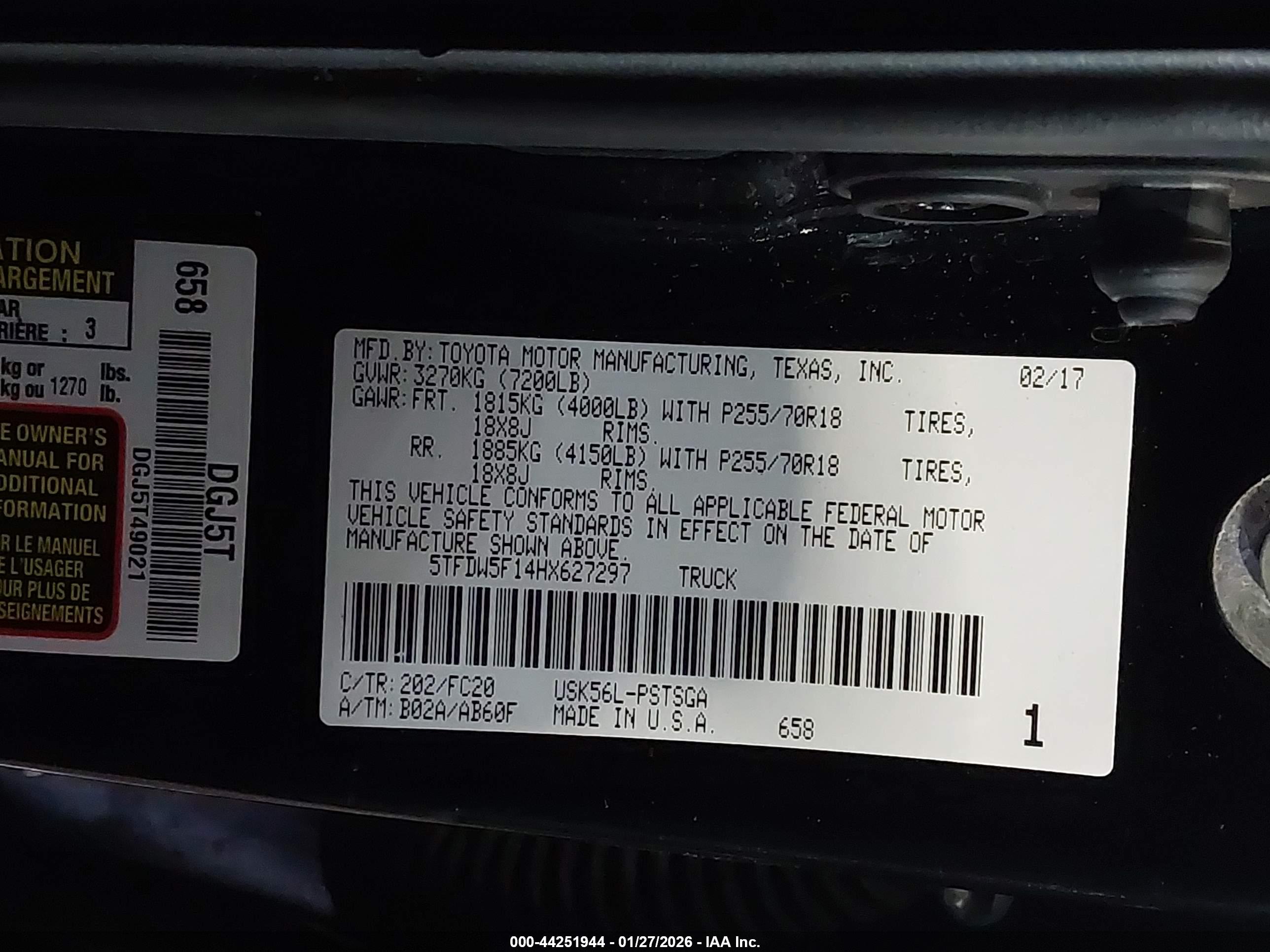 TOYOTA TUNDRA image 9