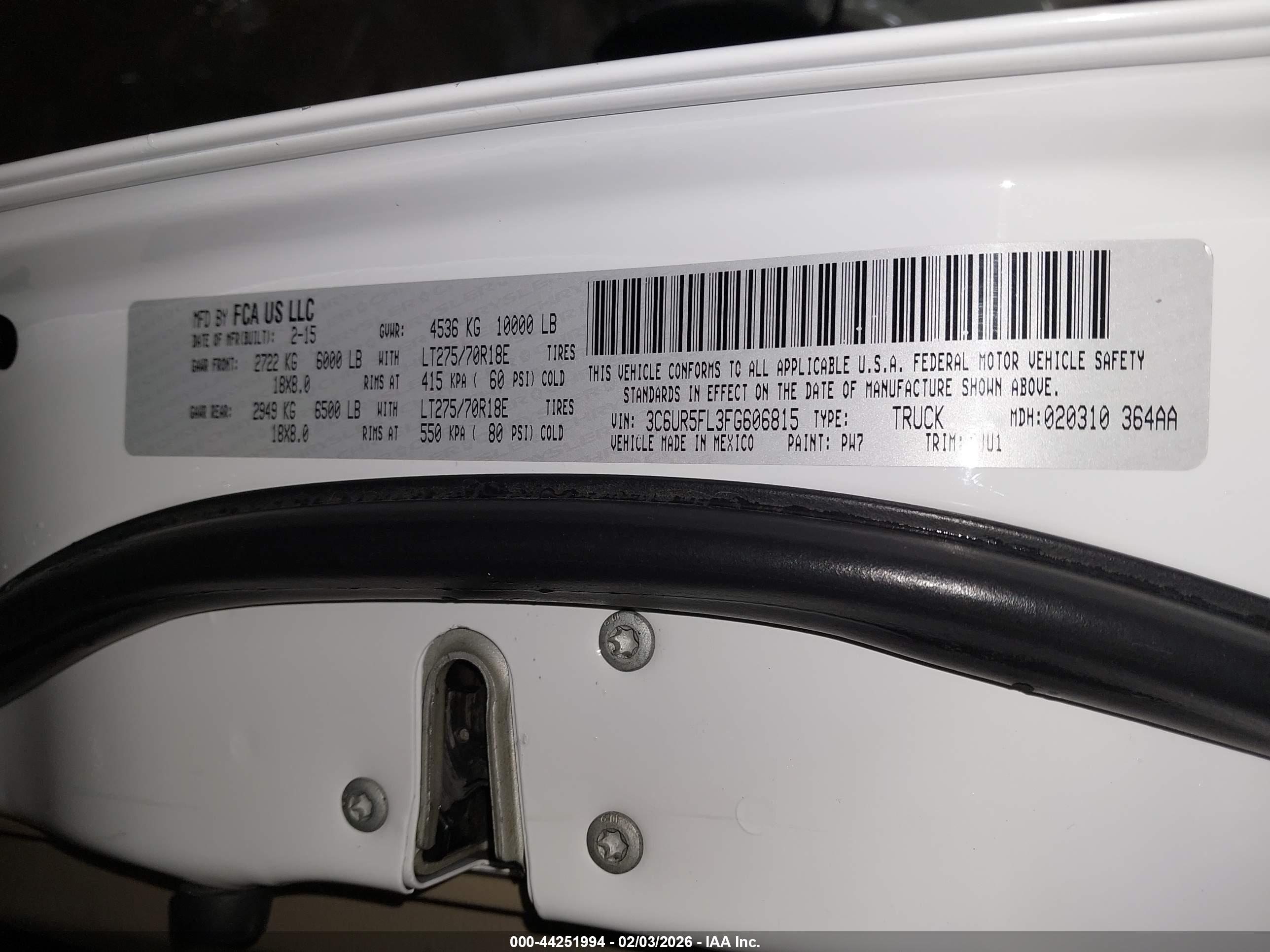 RAM 2500 image 9