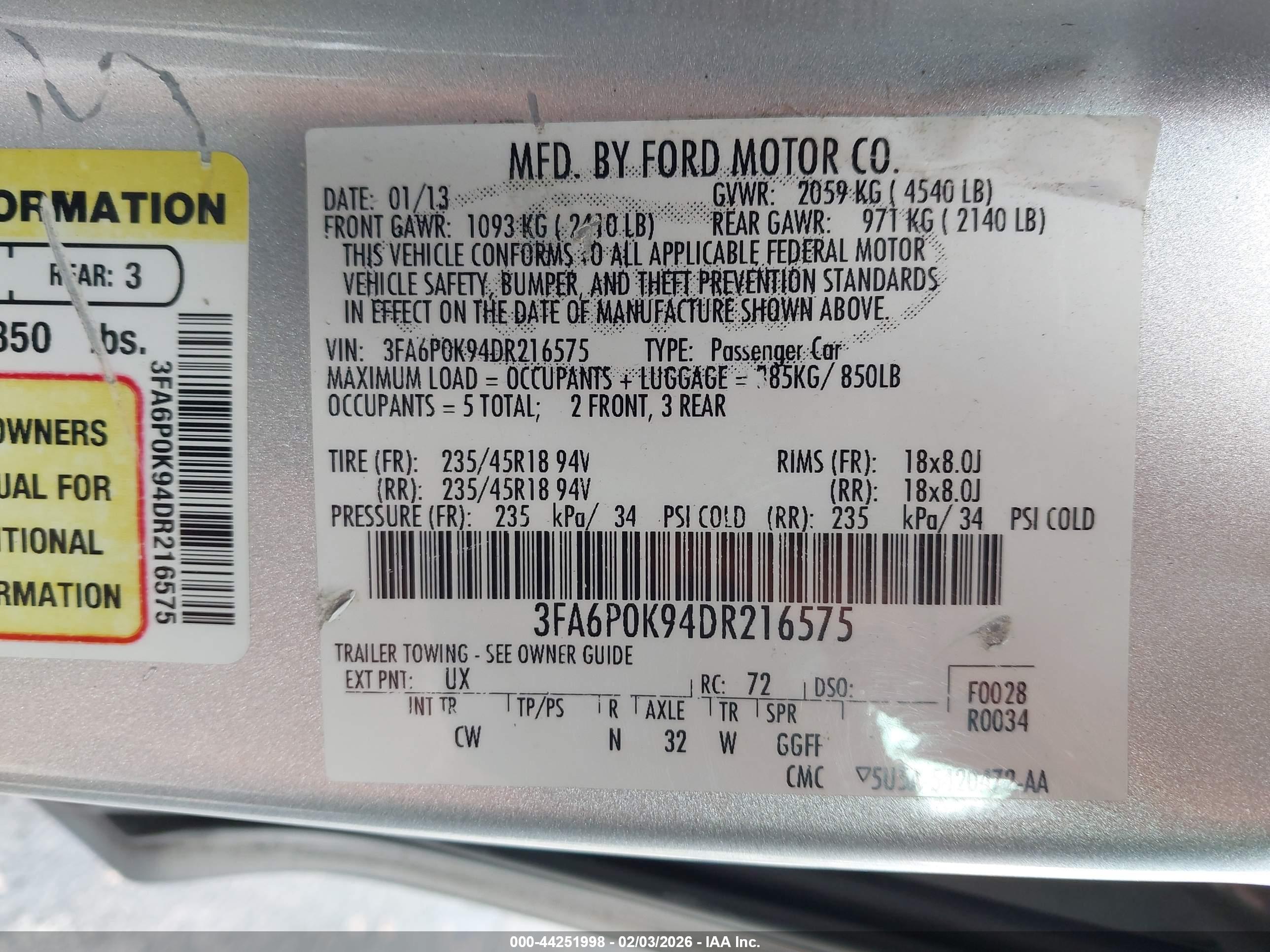 FORD FUSION image 9