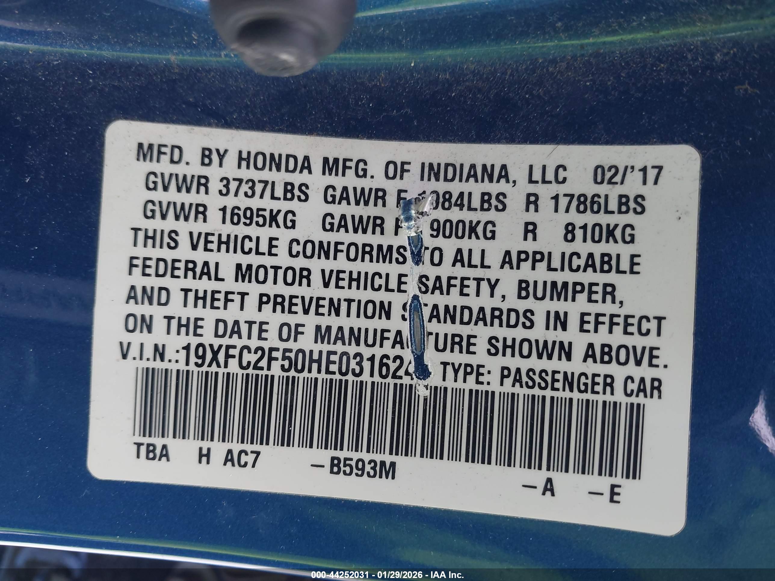HONDA CIVIC image 9