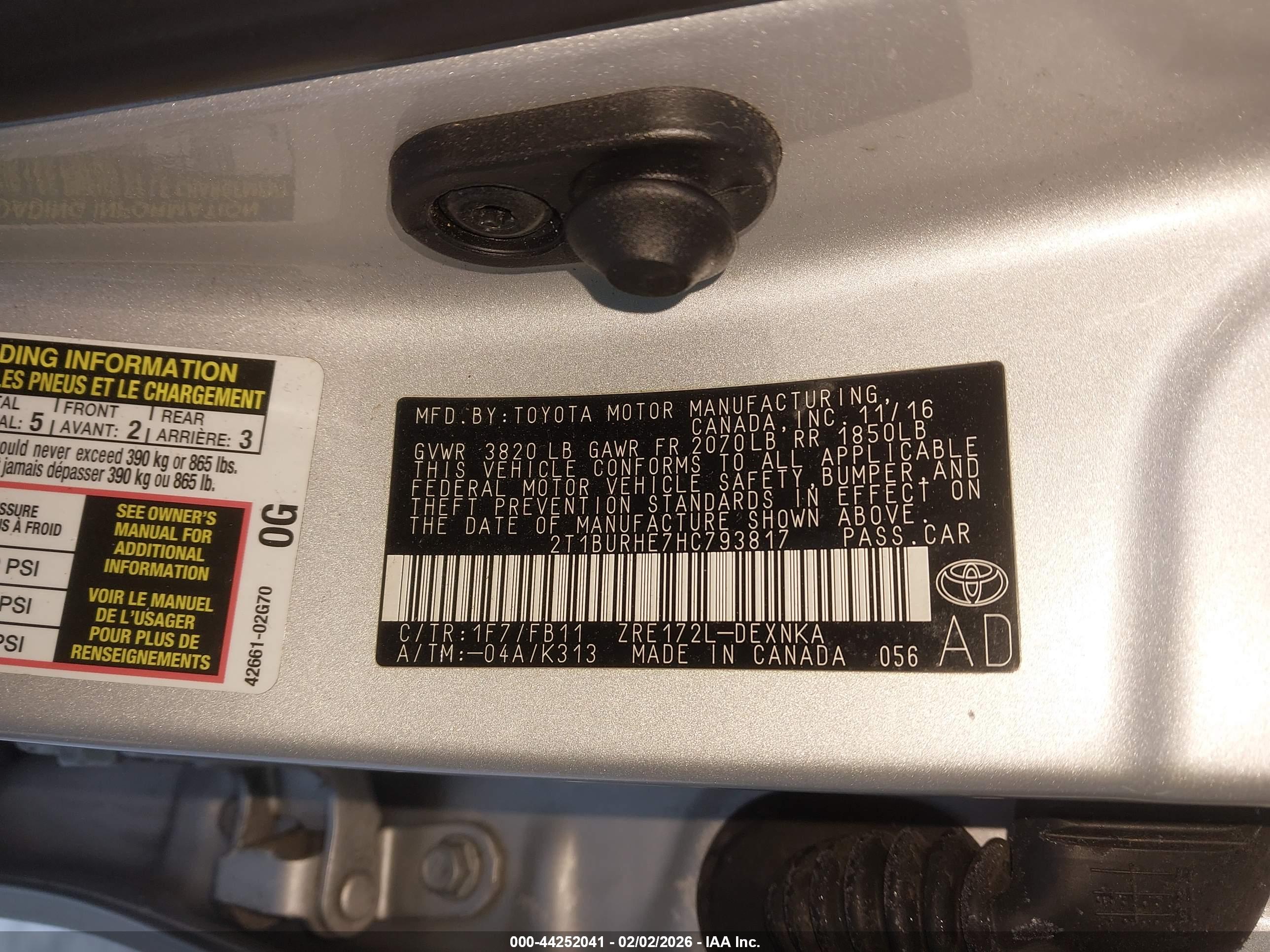 TOYOTA COROLLA image 9