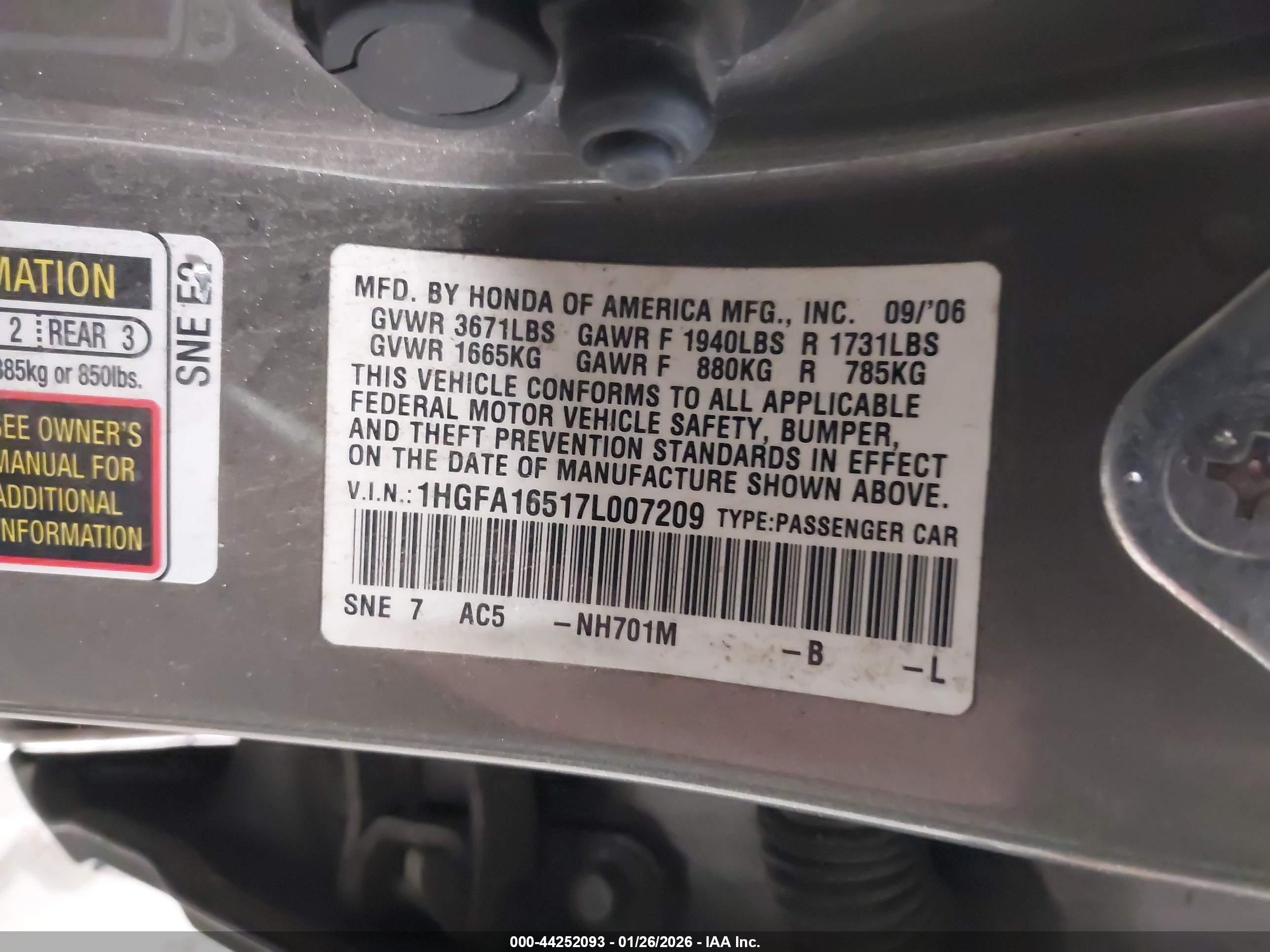 HONDA CIVIC image 9