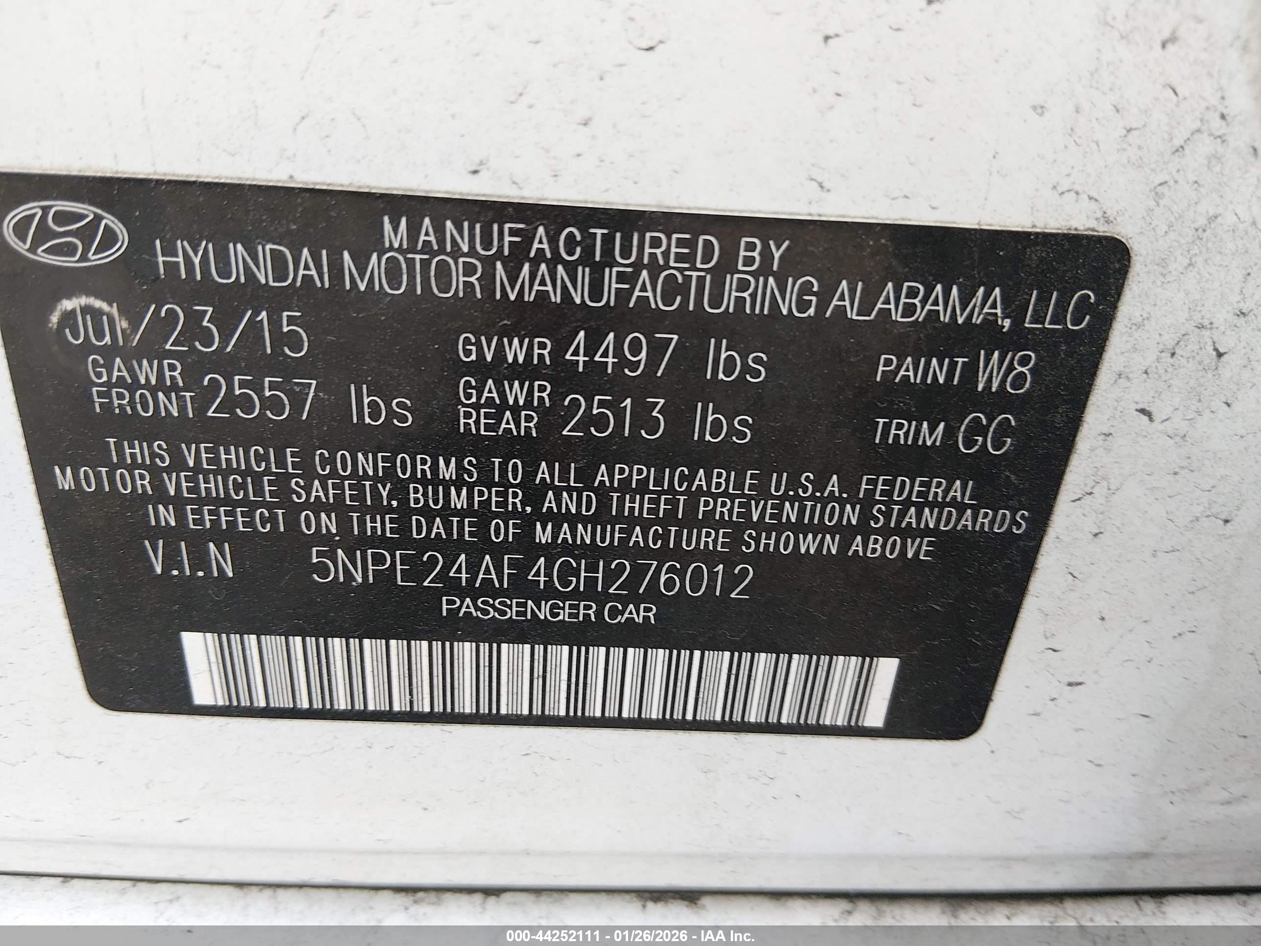 HYUNDAI SONATA image 9
