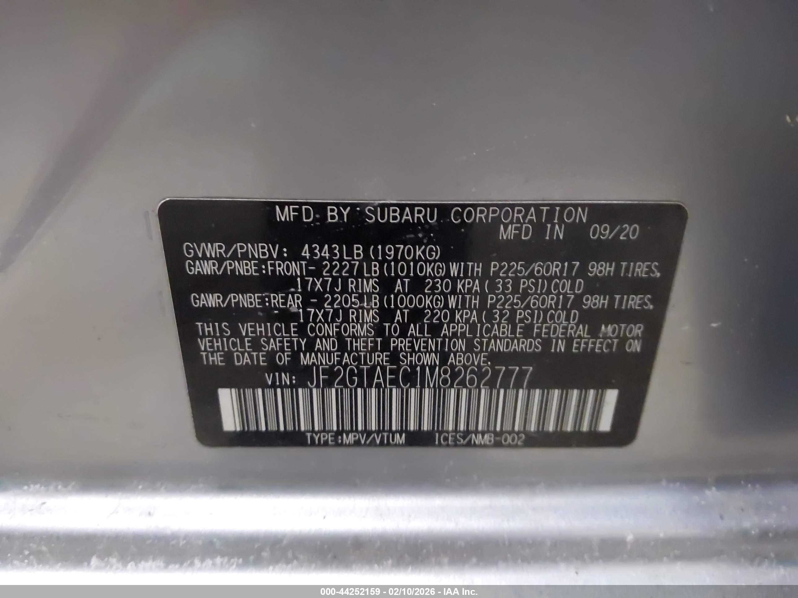 SUBARU CROSSTREK image 9