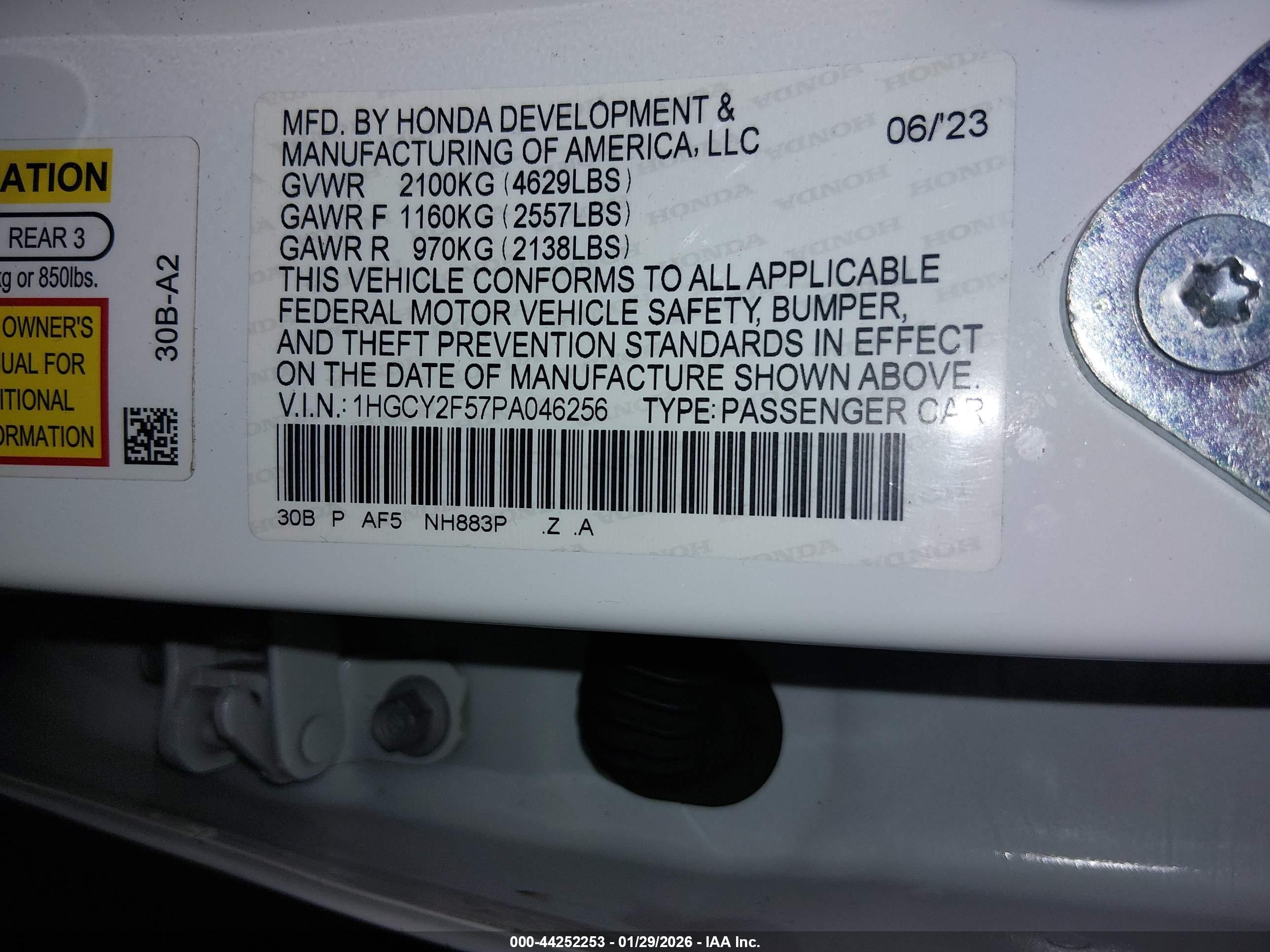 HONDA ACCORD image 9