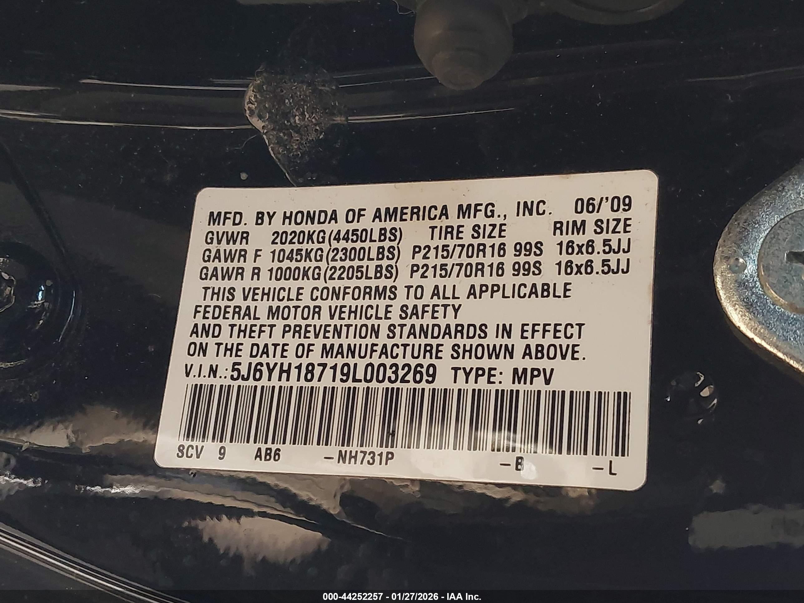 HONDA ELEMENT image 9
