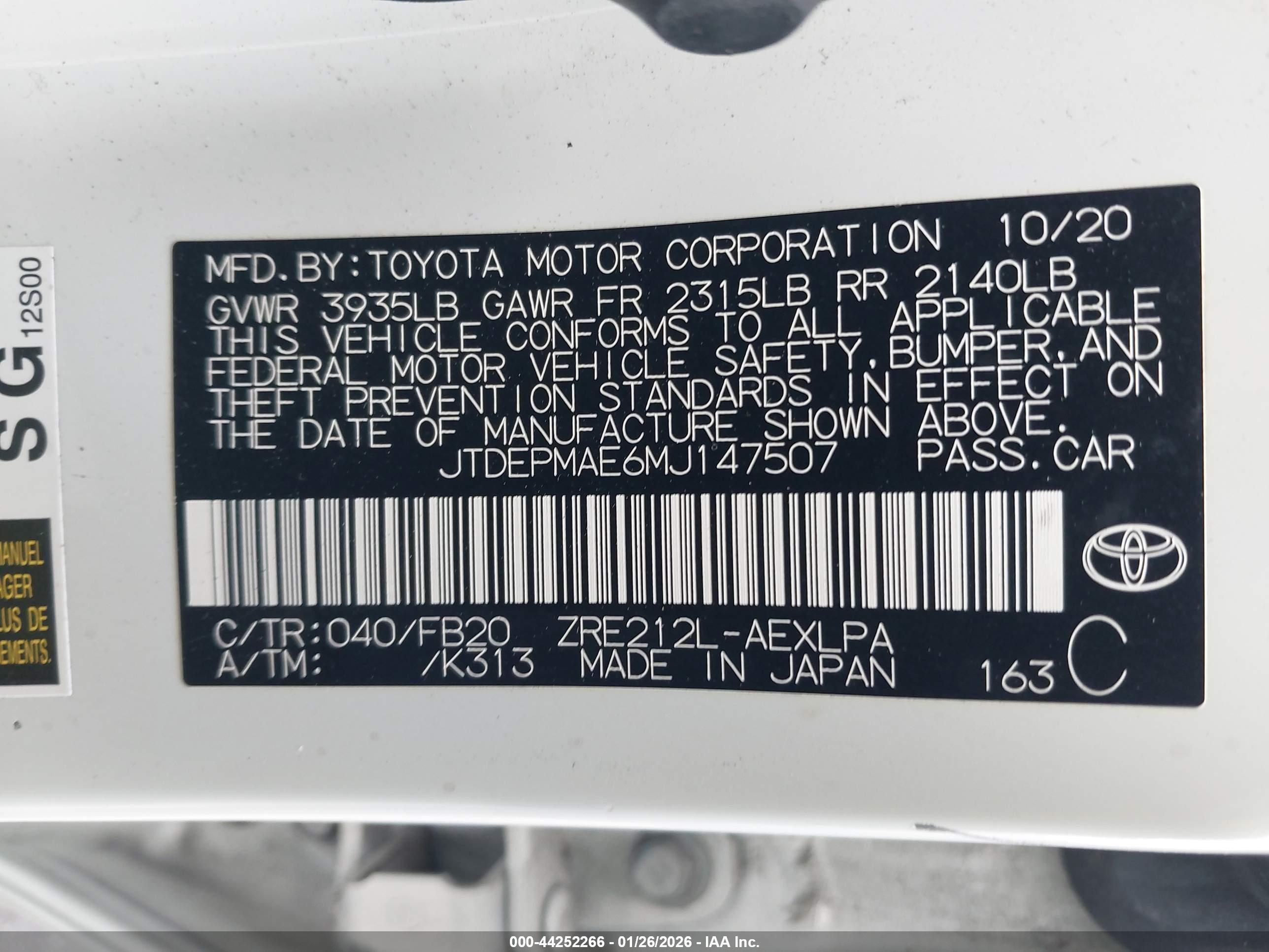 TOYOTA COROLLA image 9