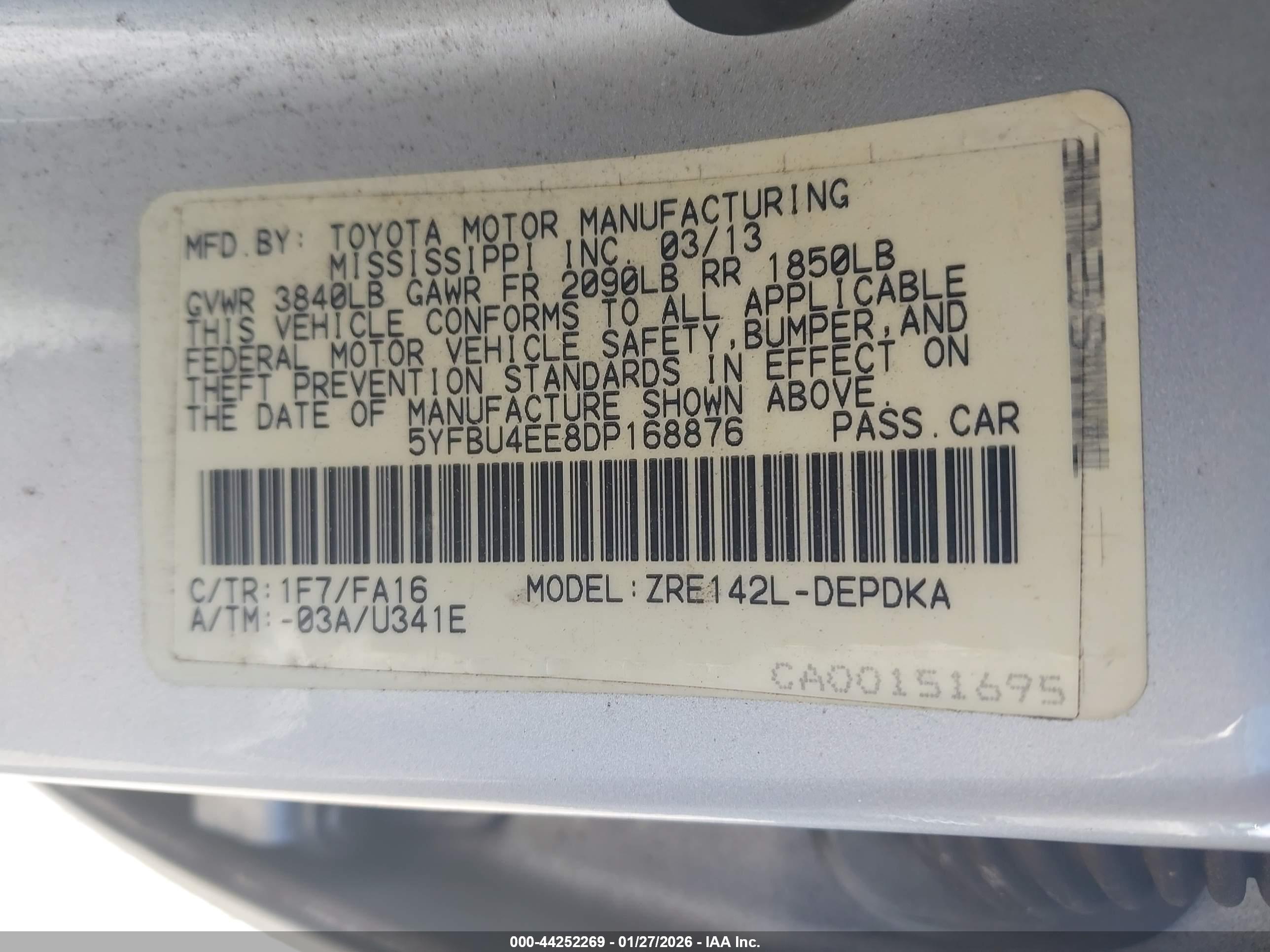 TOYOTA COROLLA image 9