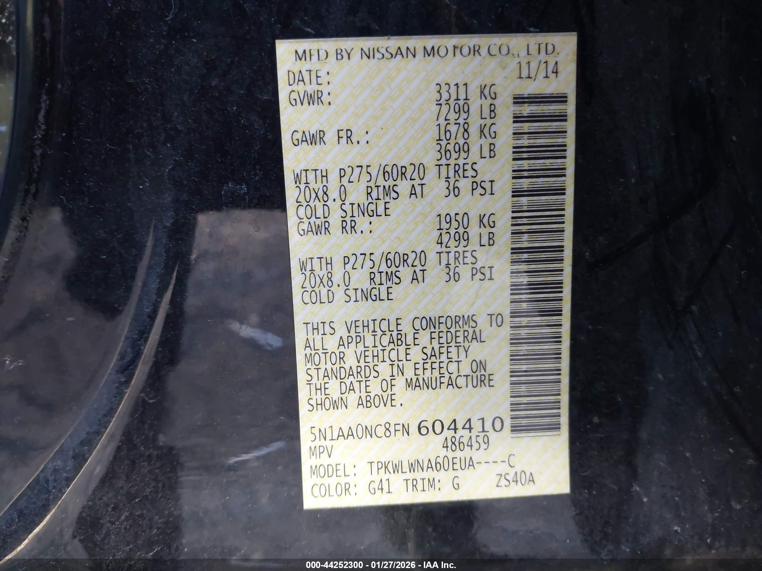 NISSAN ARMADA image 9