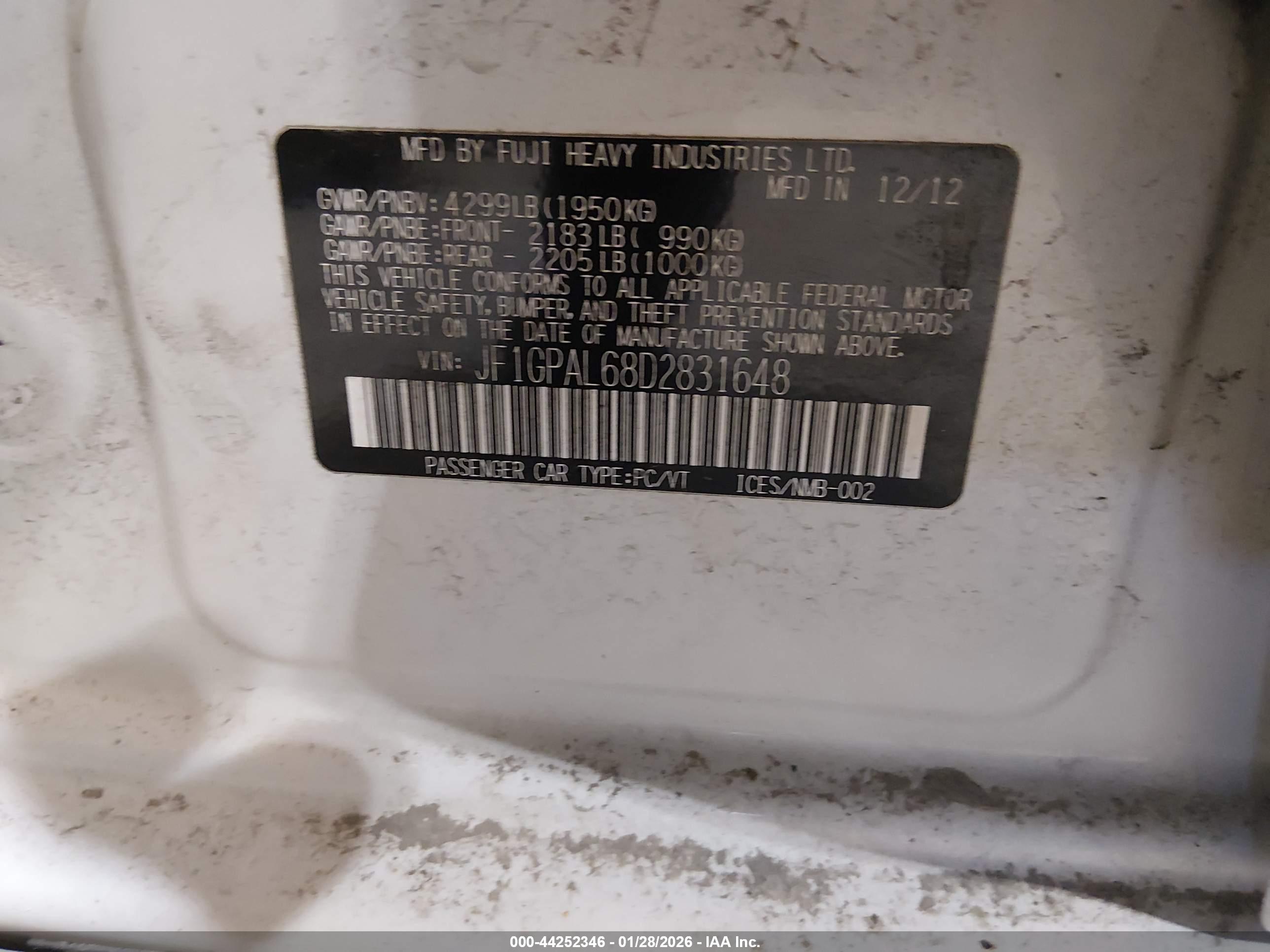 SUBARU IMPREZA image 9