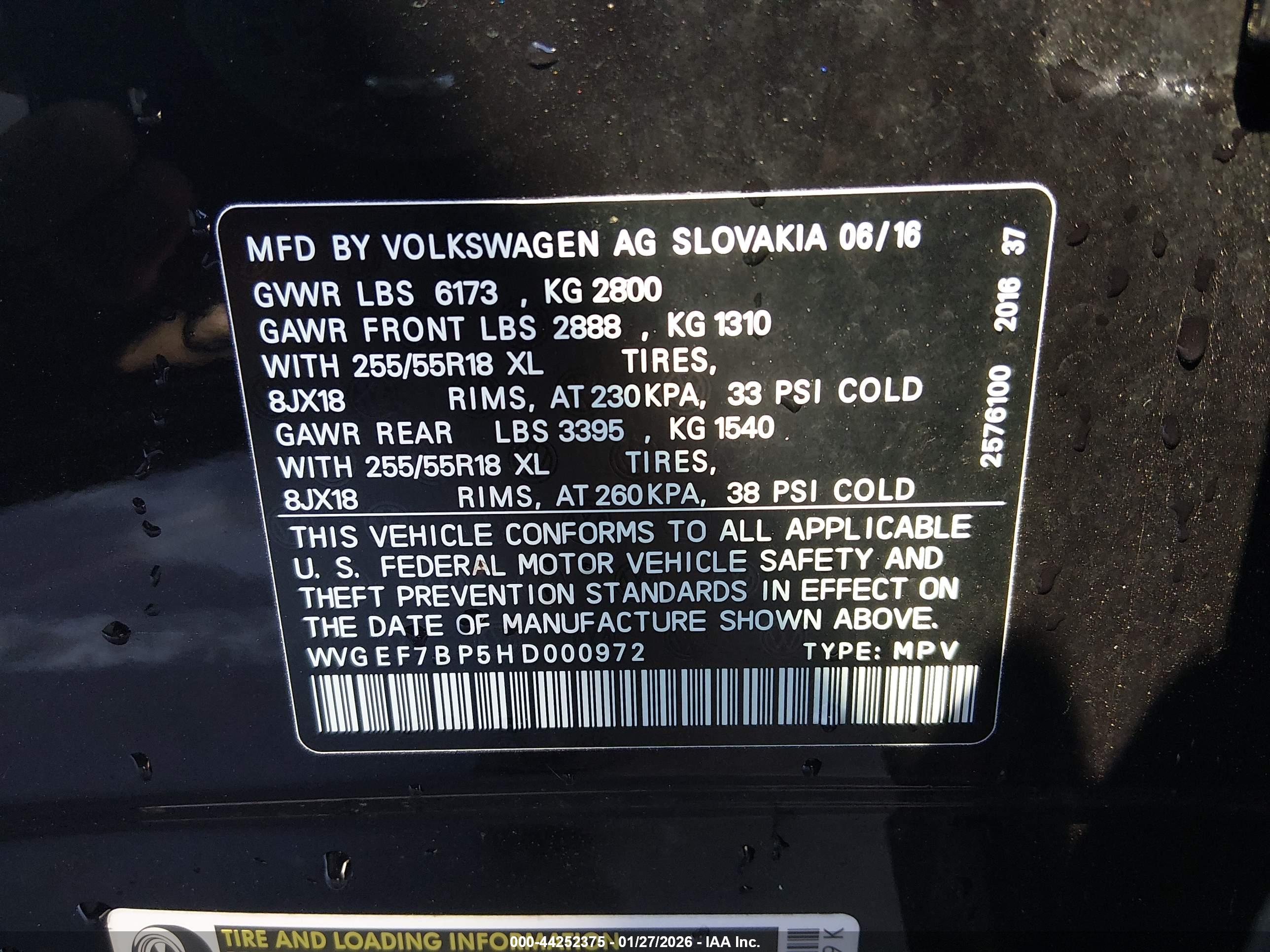 VOLKSWAGEN TOUAREG image 9