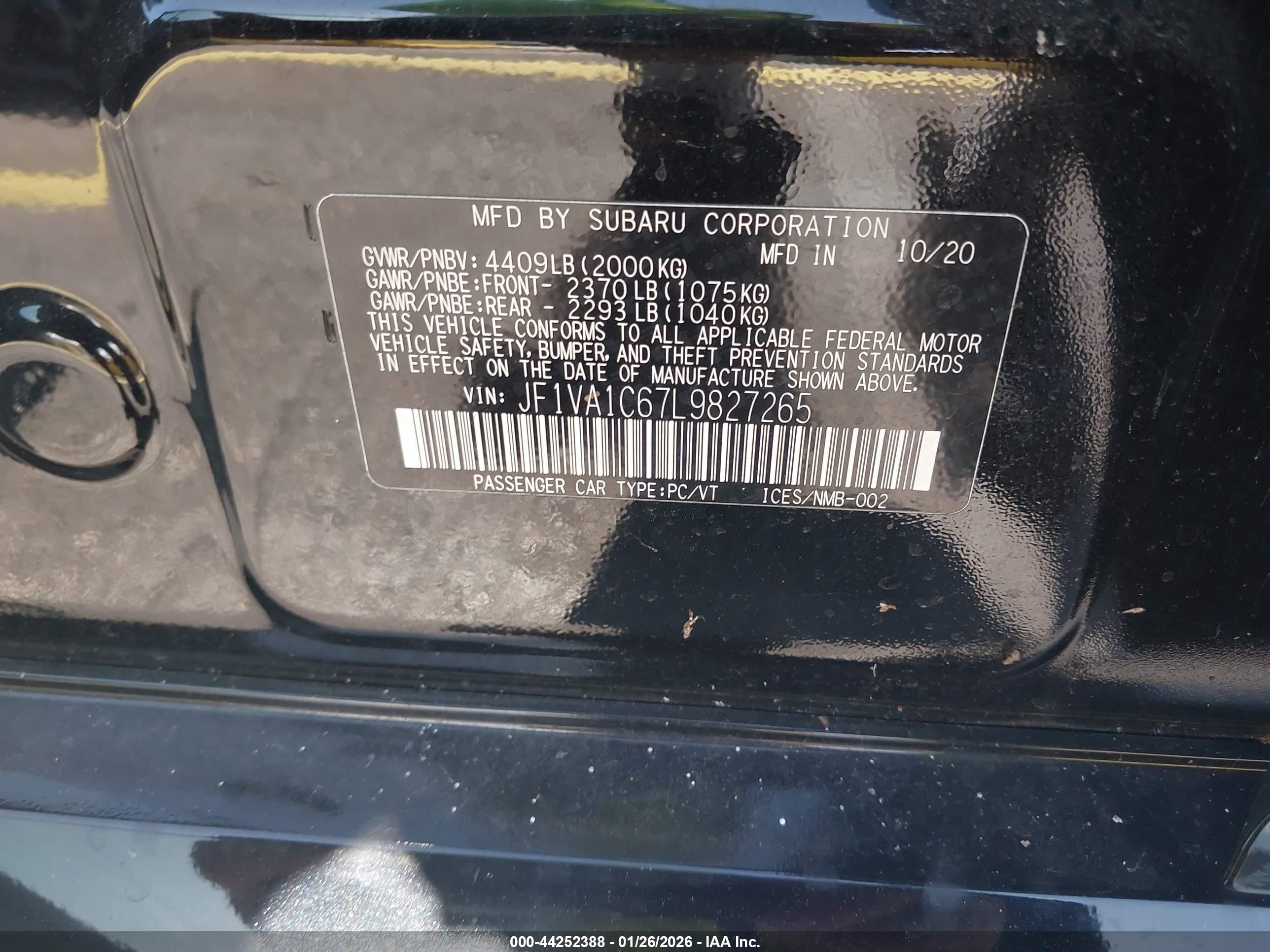 SUBARU WRX image 9