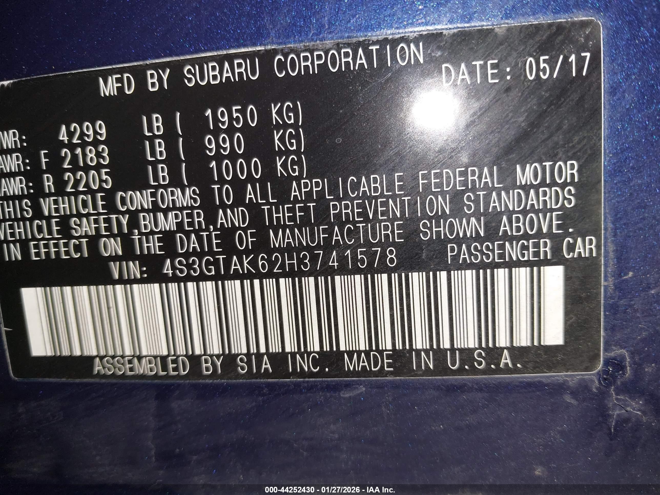SUBARU IMPREZA image 9