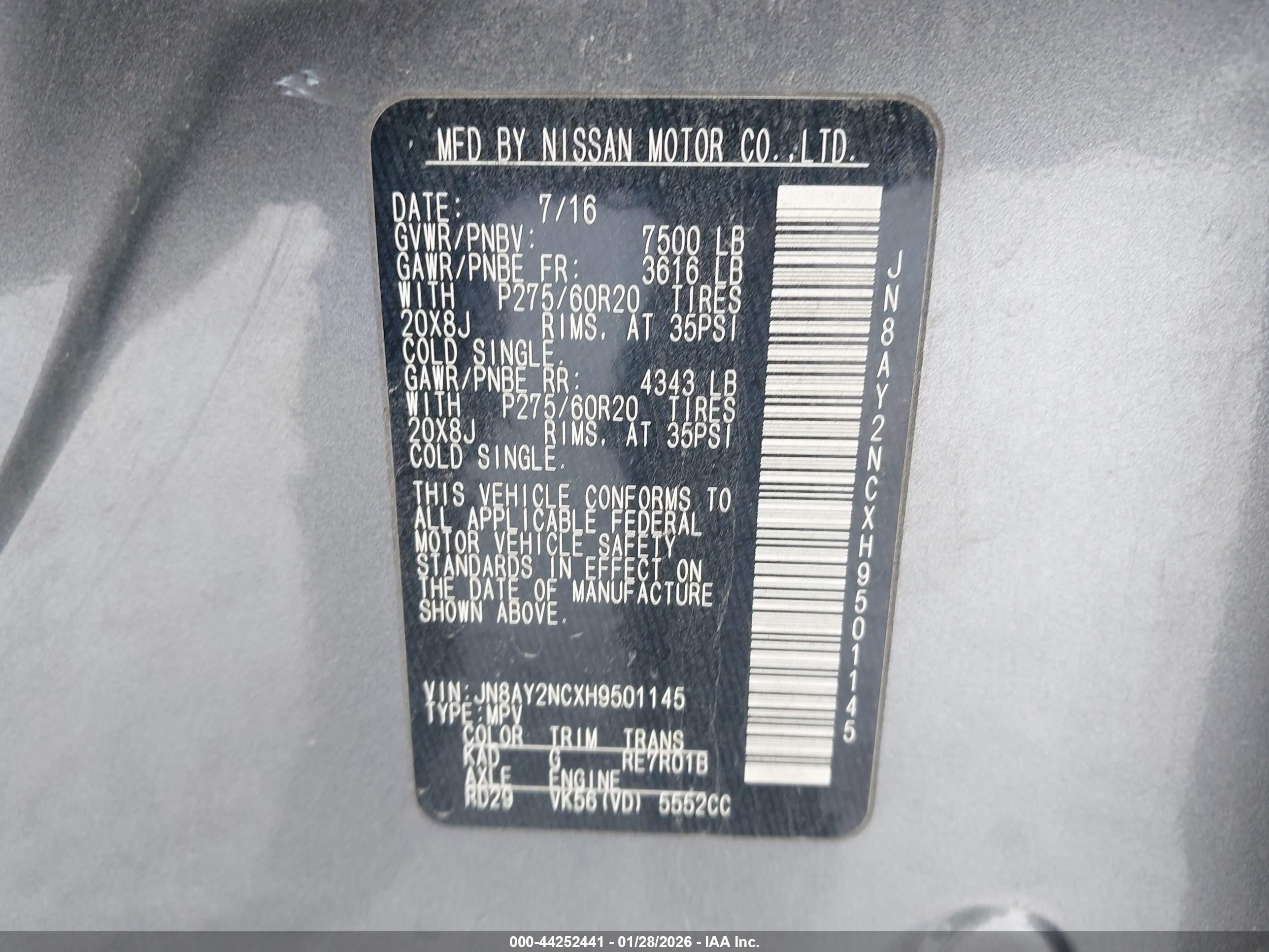 NISSAN ARMADA image 9