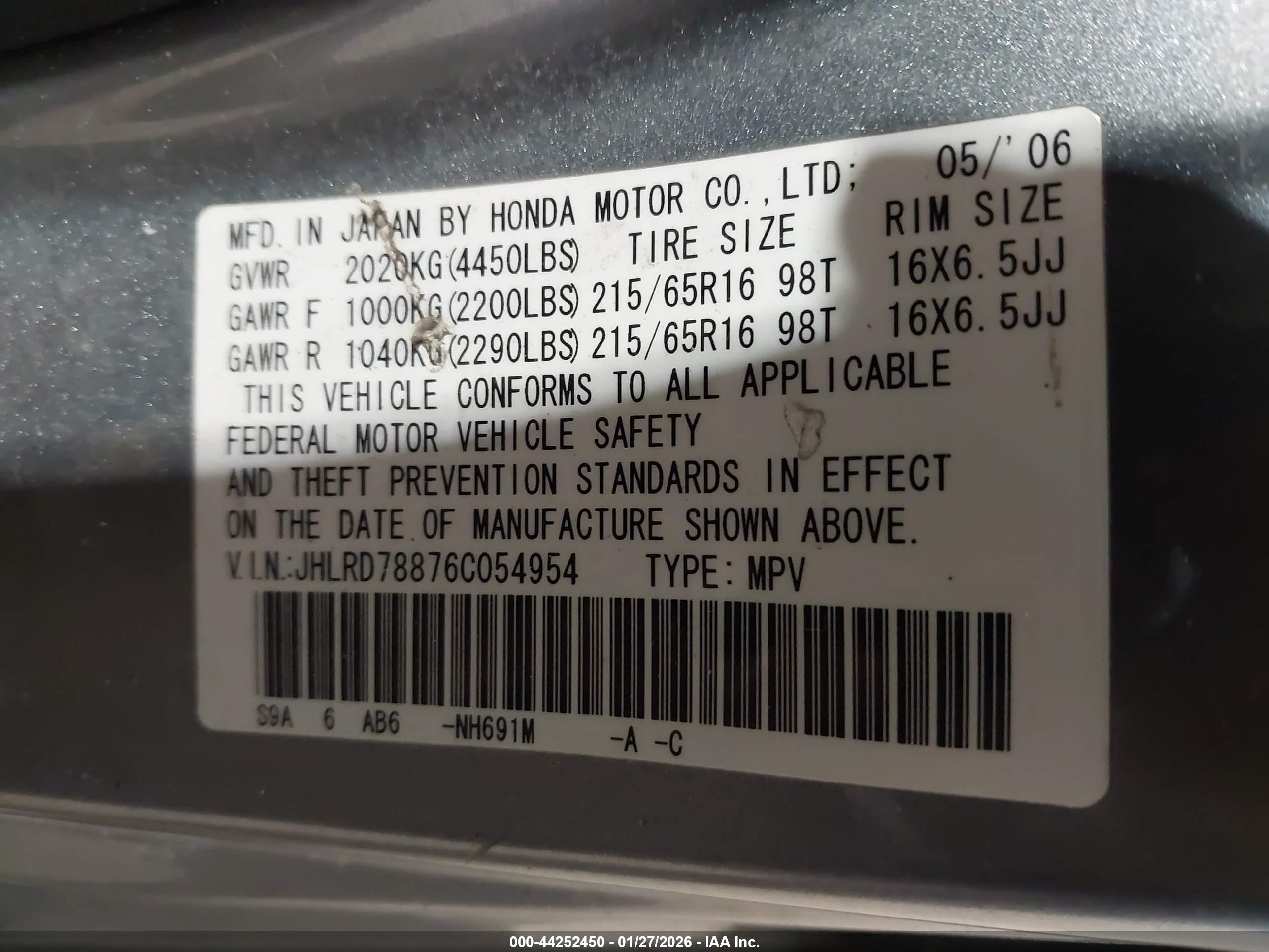 HONDA CR-V image 9