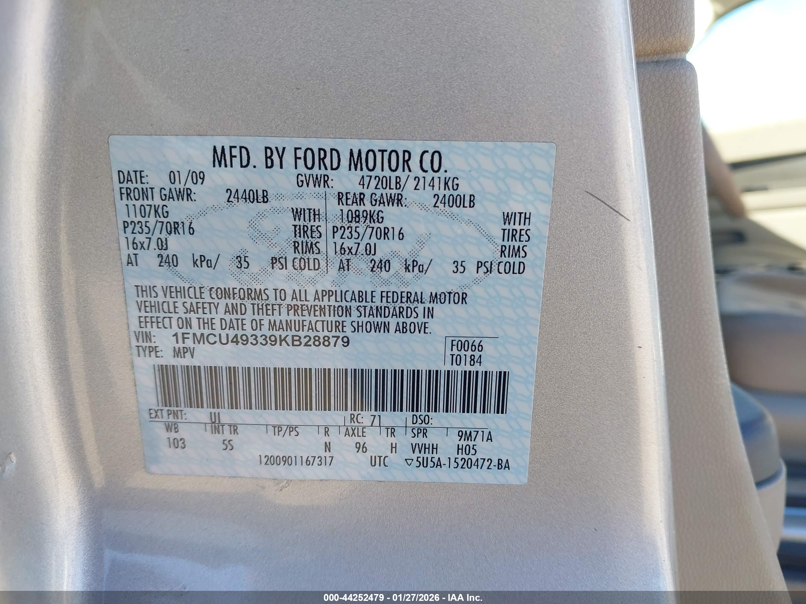 FORD ESCAPE image 9