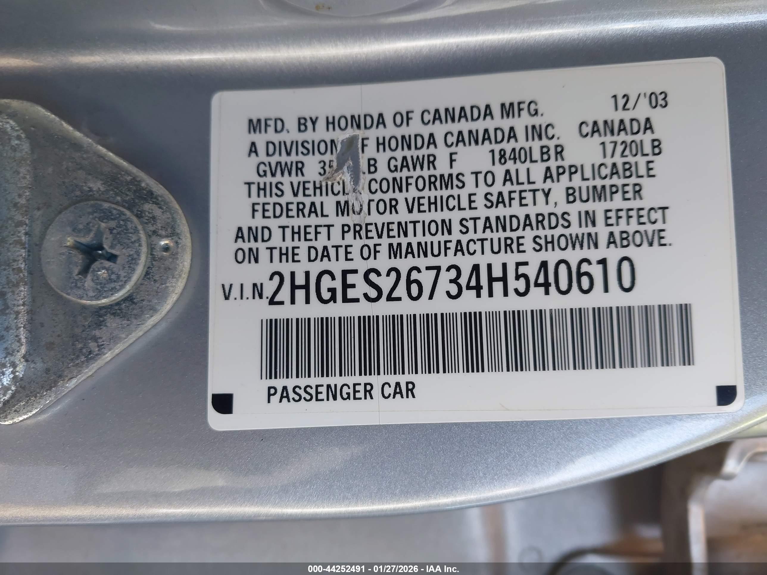 HONDA CIVIC image 9