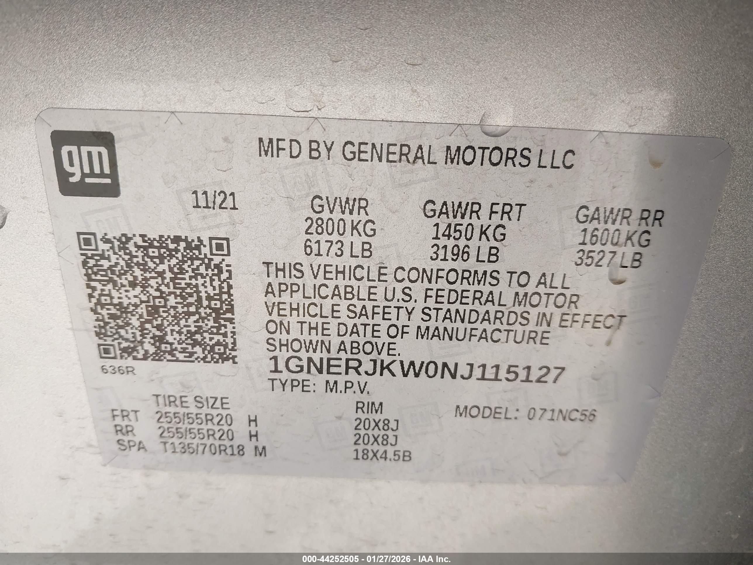CHEVROLET TRAVERSE image 9