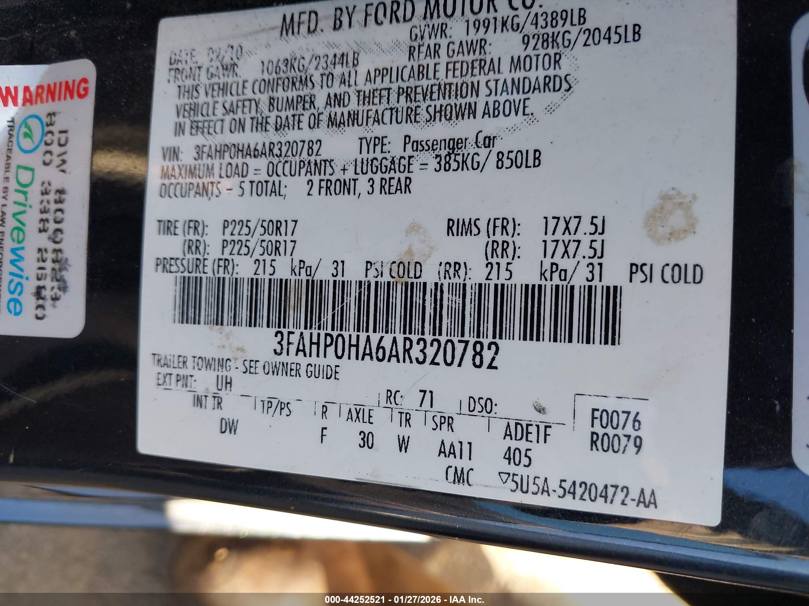 FORD FUSION image 9