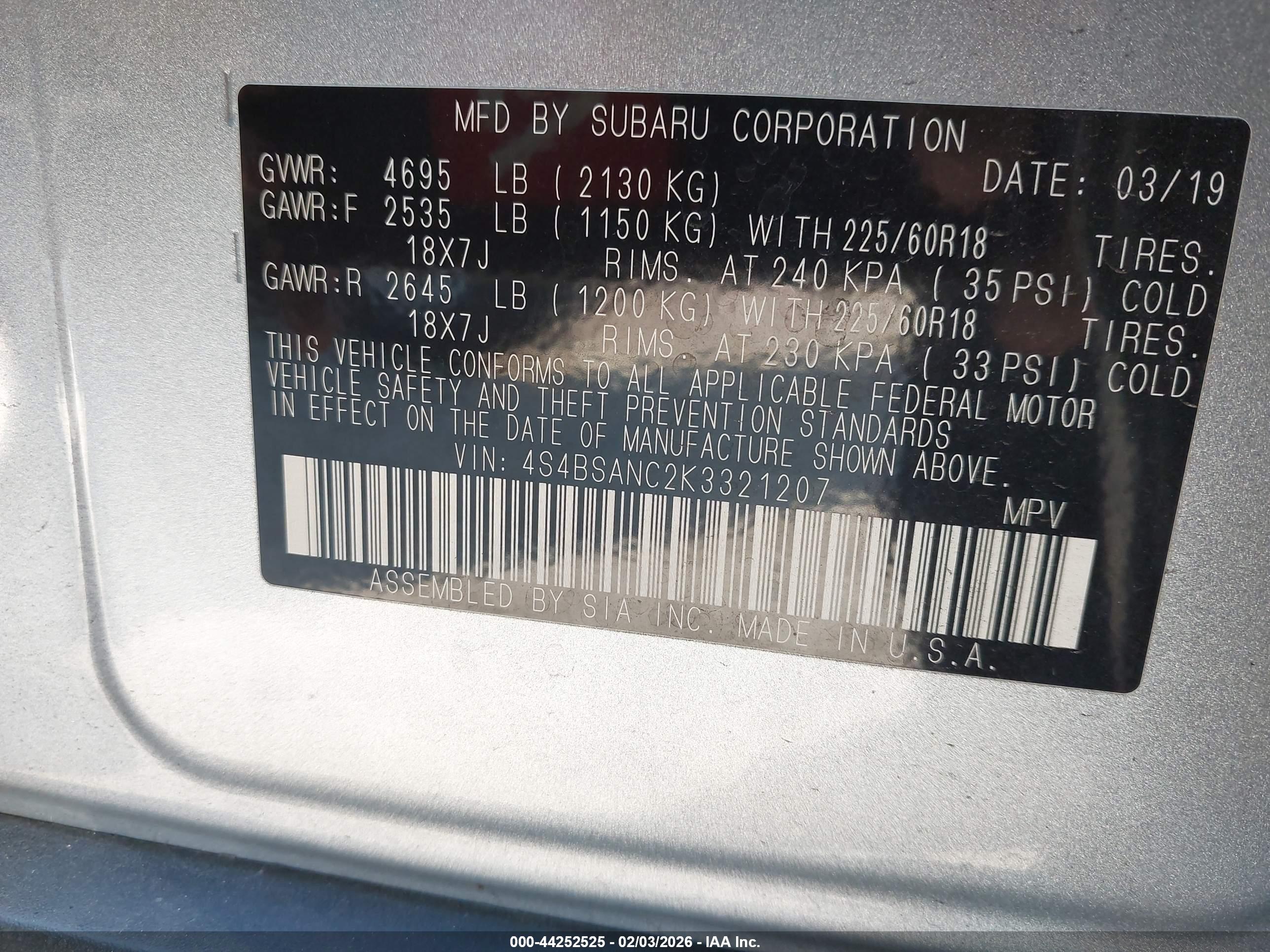 SUBARU OUTBACK image 9