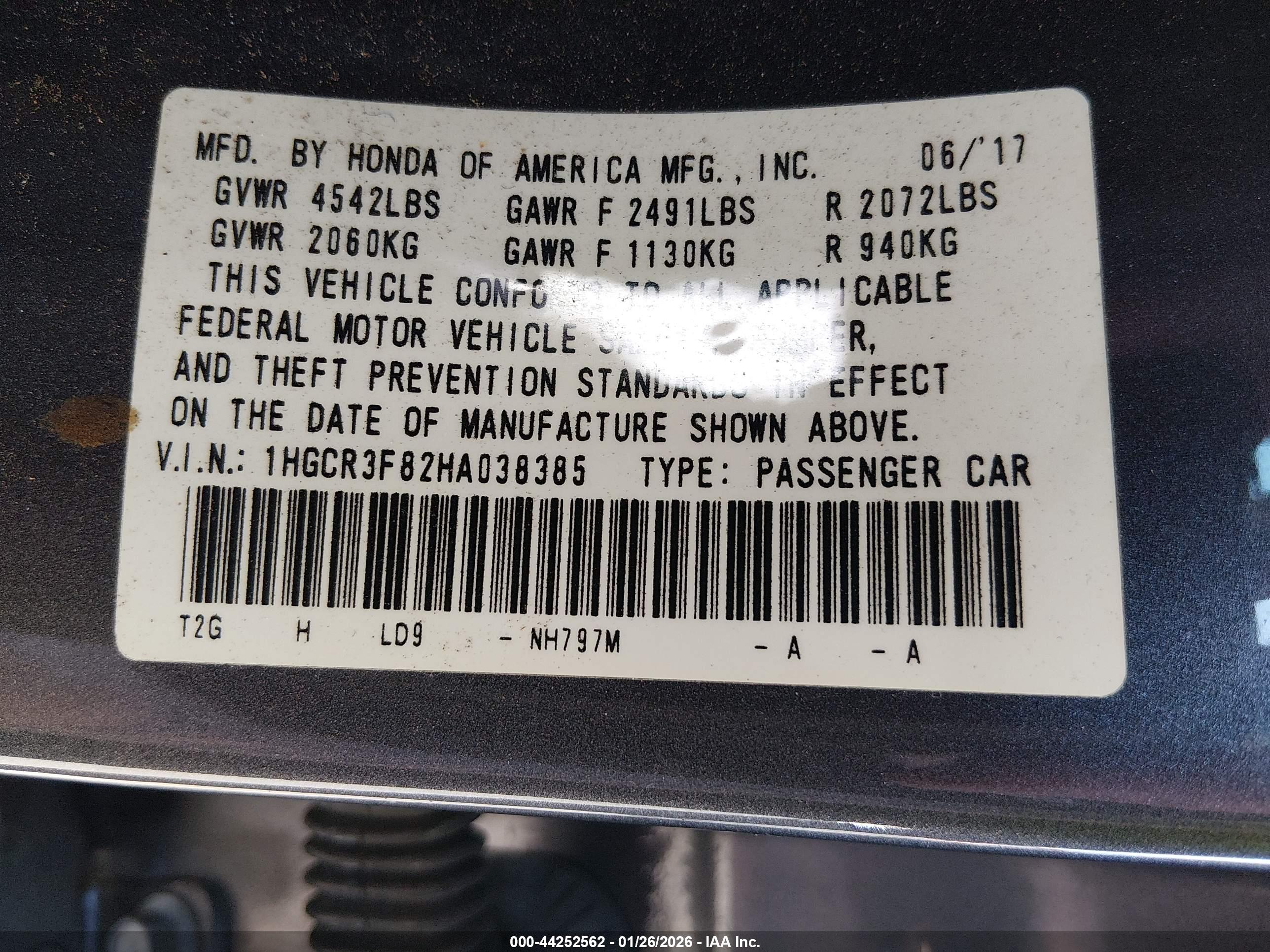HONDA ACCORD image 9