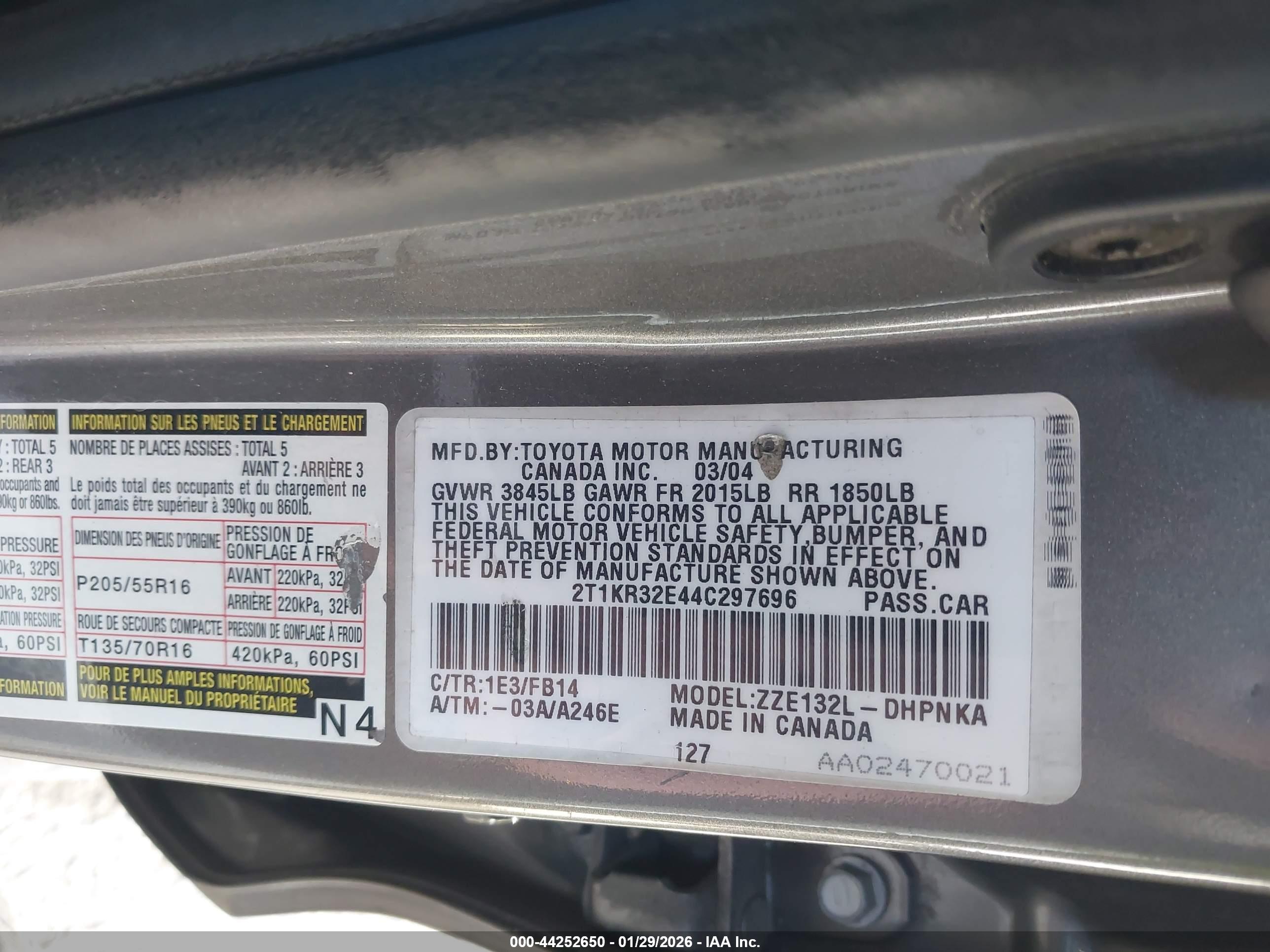 TOYOTA MATRIX image 9