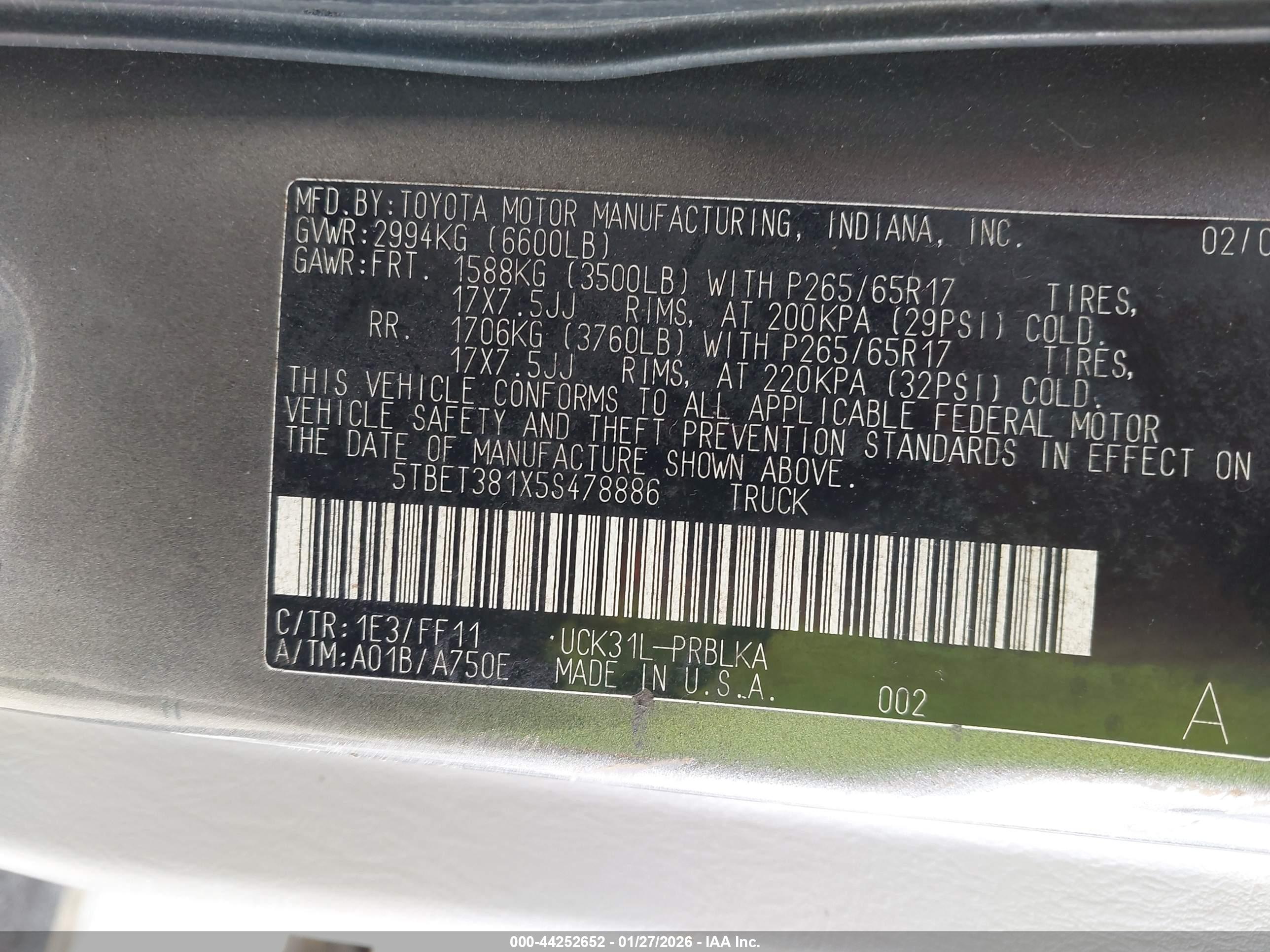 TOYOTA TUNDRA image 9