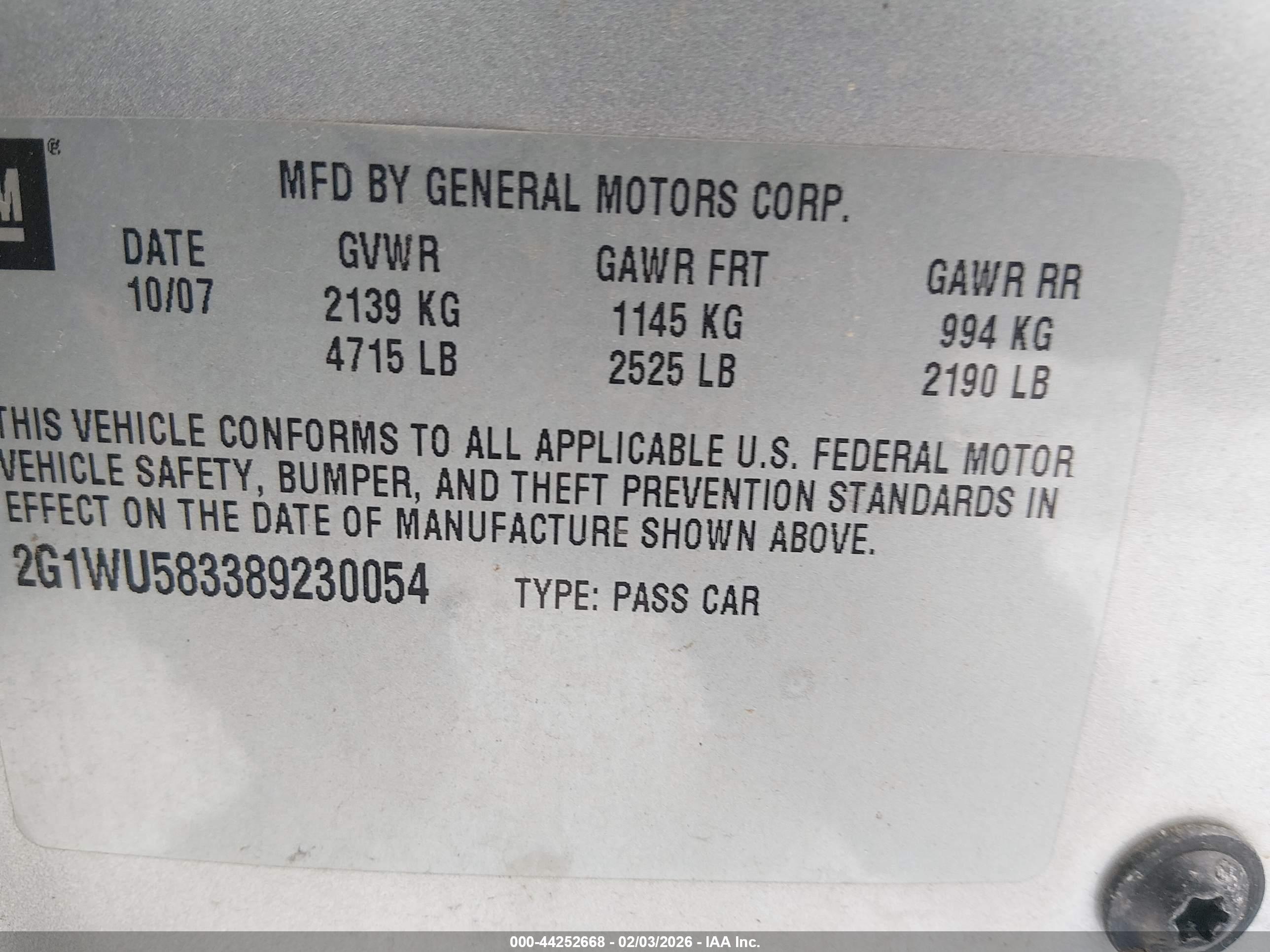 CHEVROLET IMPALA image 9
