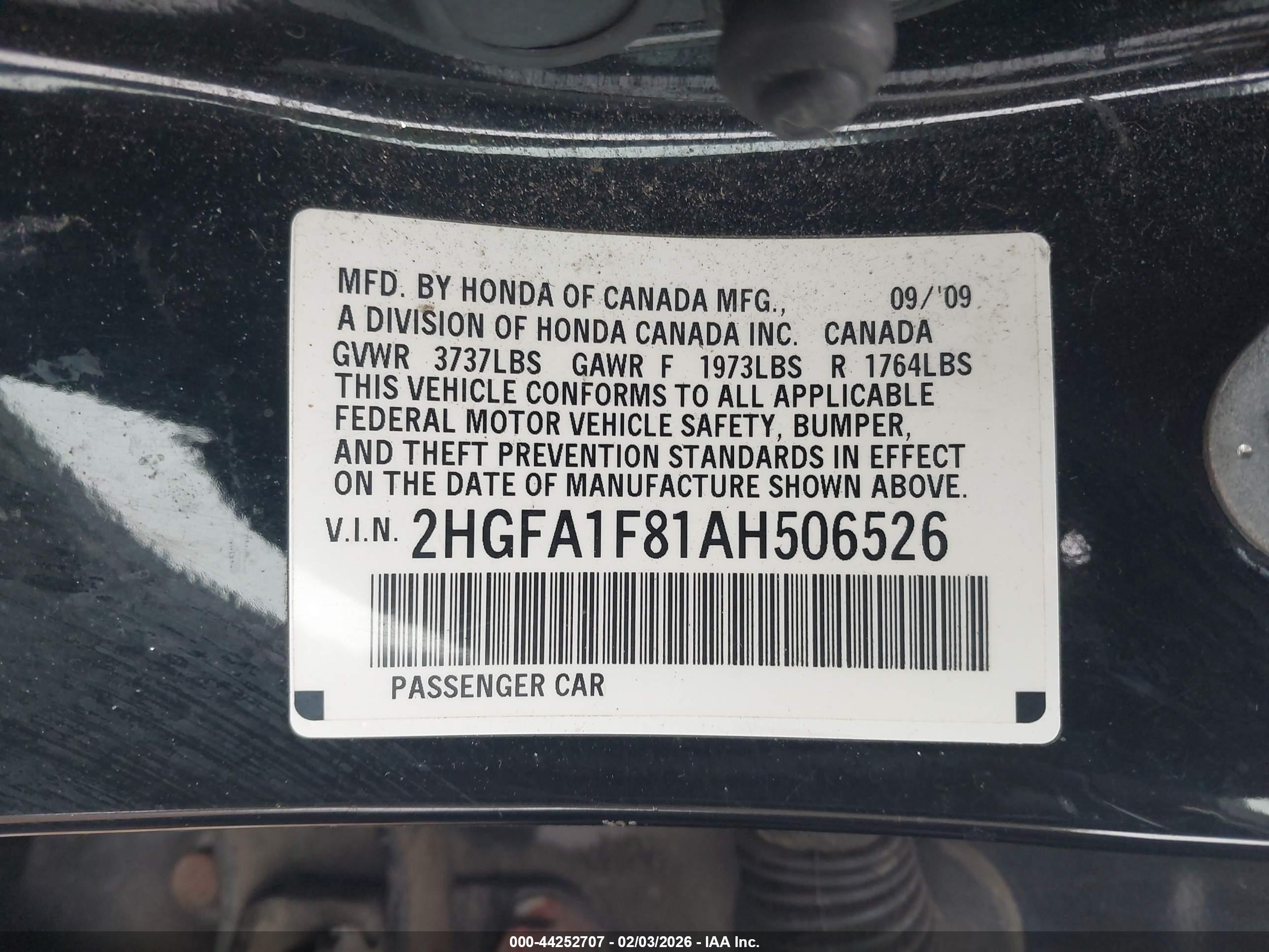 HONDA CIVIC image 9