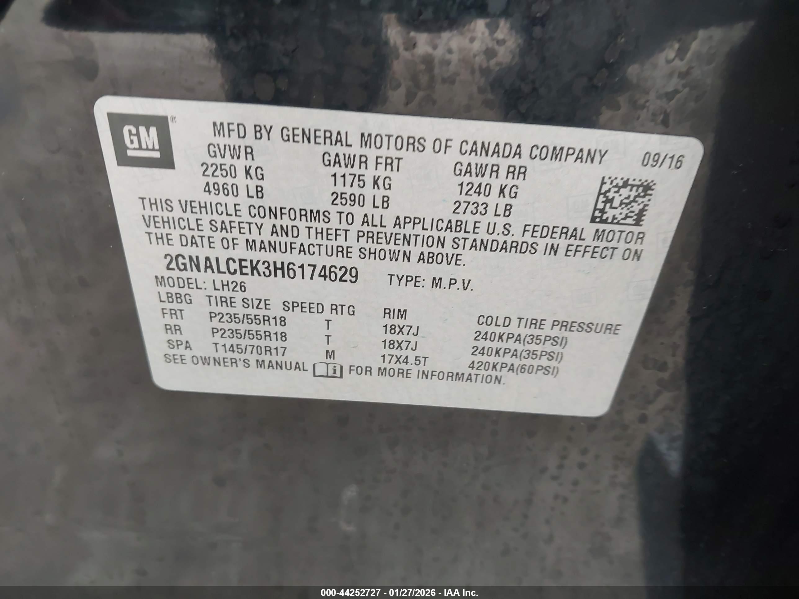 CHEVROLET EQUINOX image 9