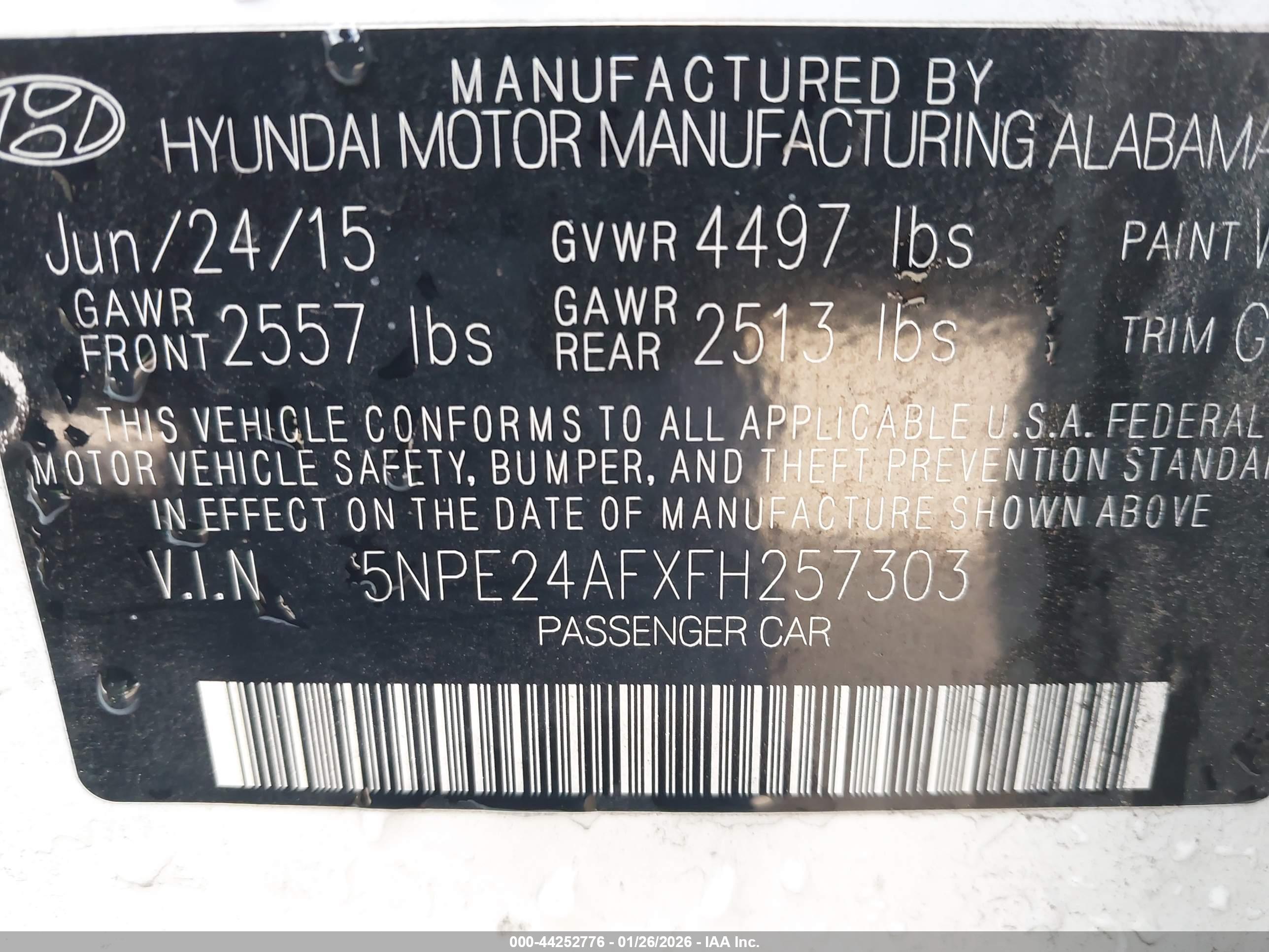 HYUNDAI SONATA image 9