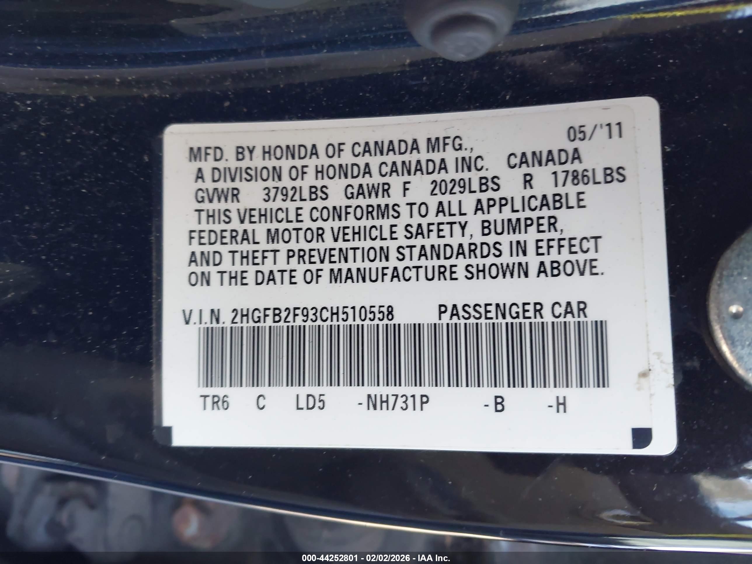 HONDA CIVIC image 9