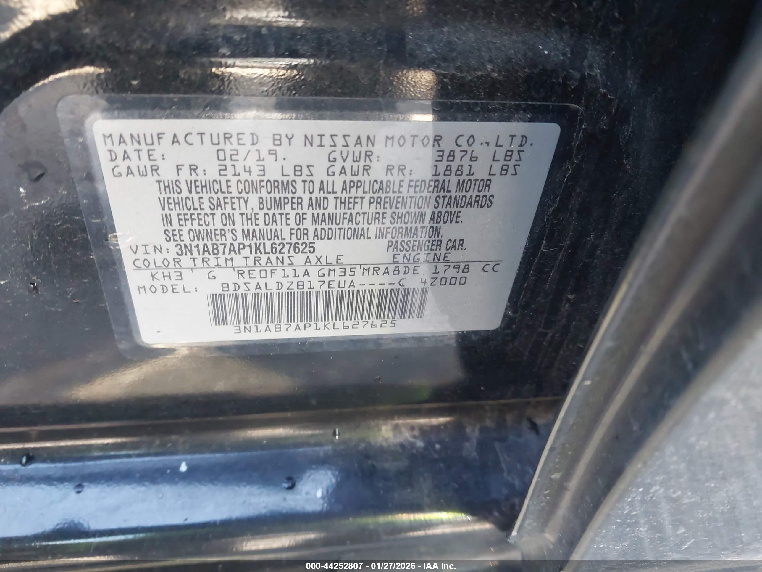 NISSAN SENTRA image 9