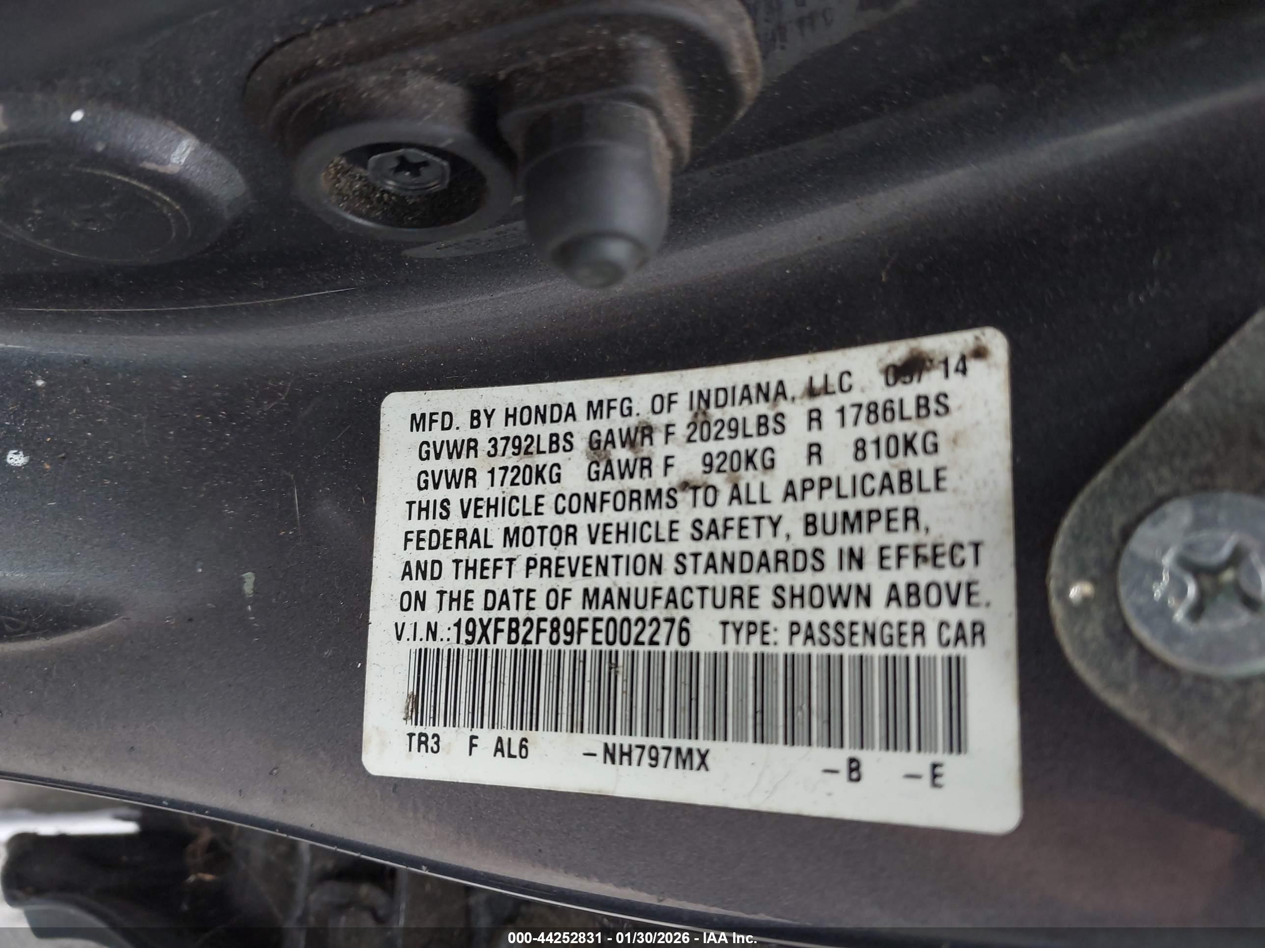 HONDA CIVIC image 9
