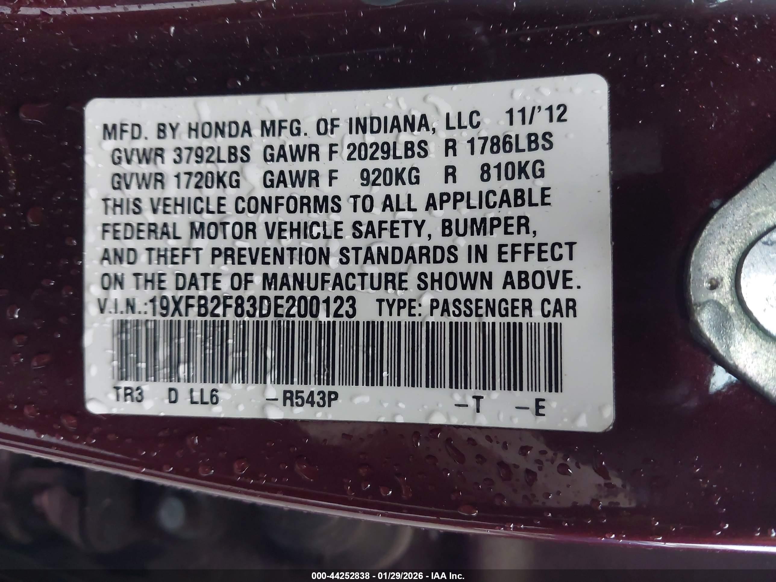 HONDA CIVIC image 9
