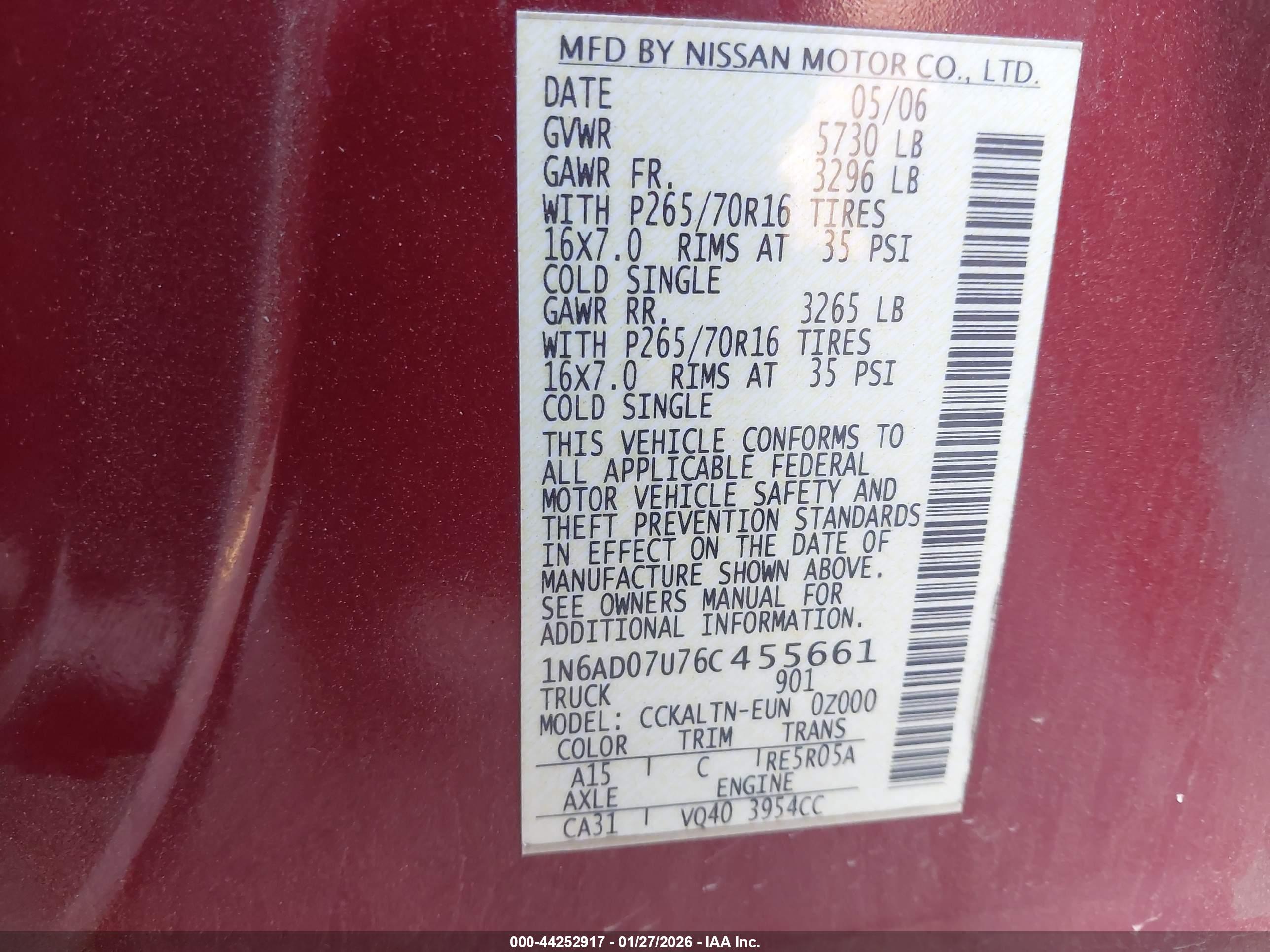 NISSAN FRONTIER image 9