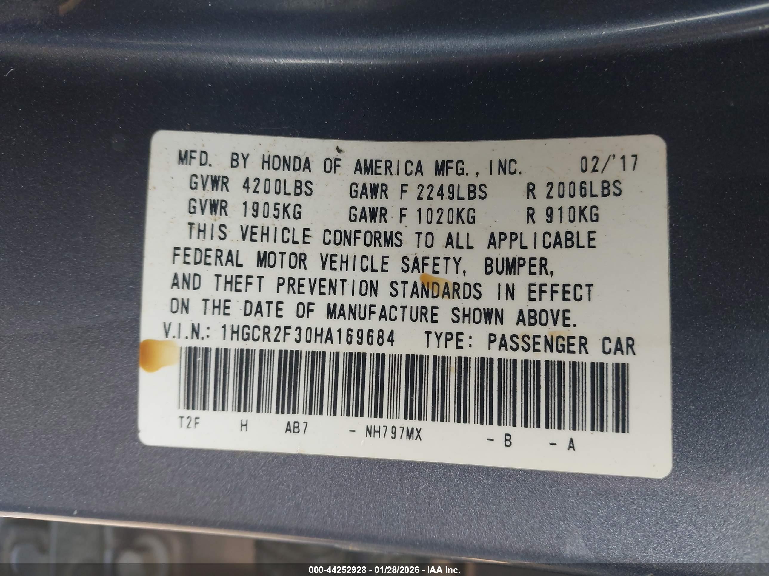 HONDA ACCORD image 9