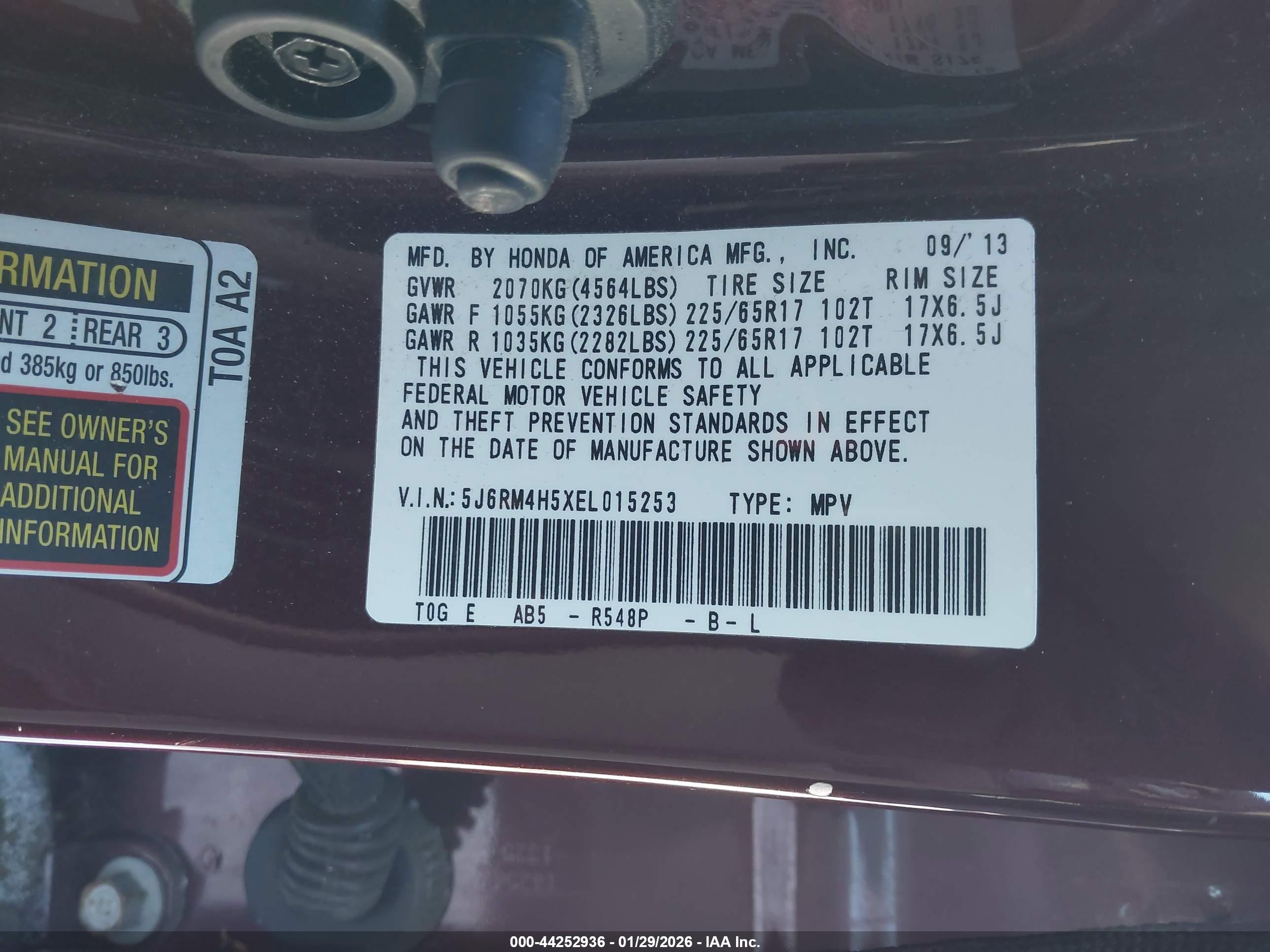 HONDA CR-V image 9