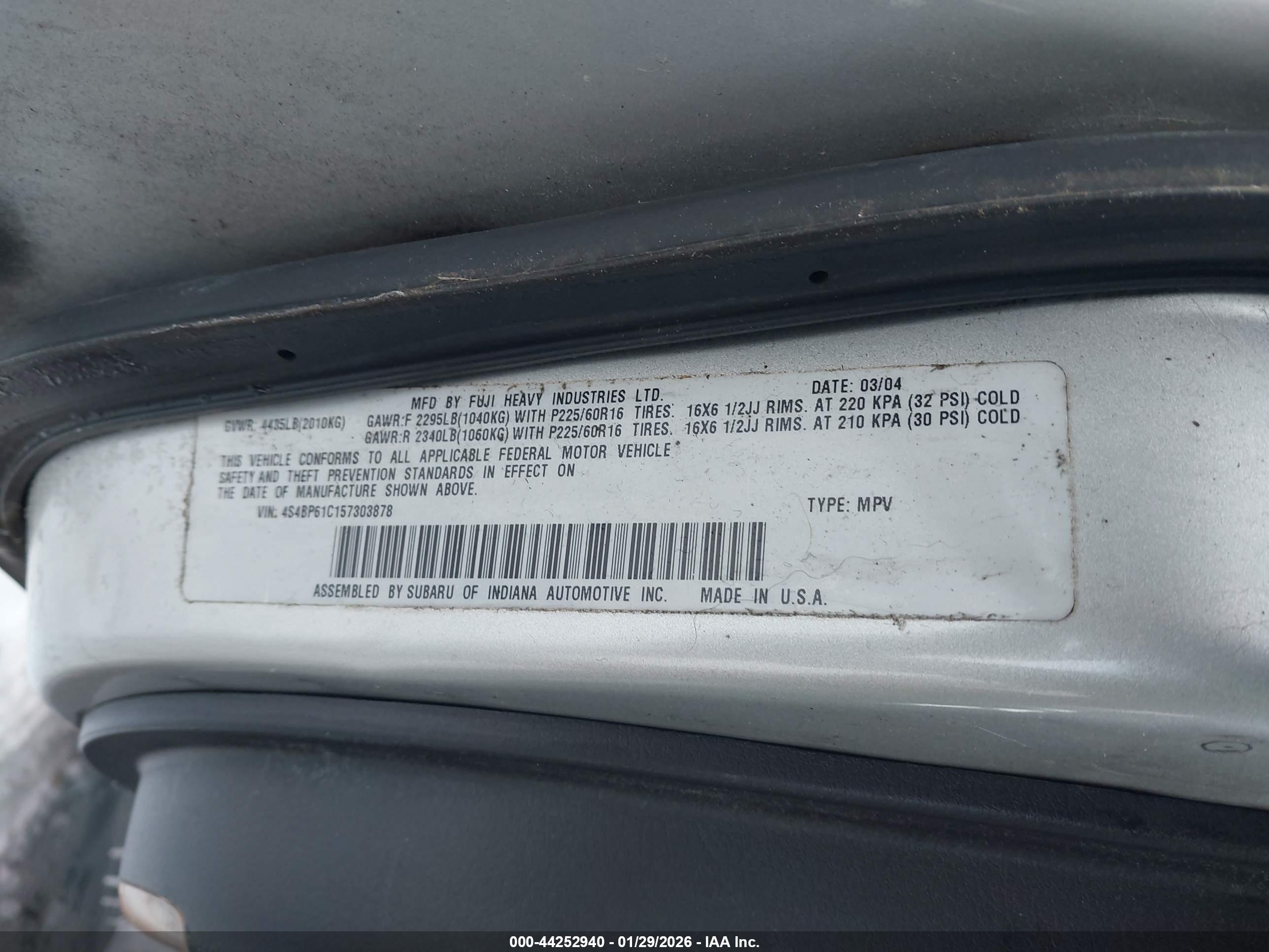 SUBARU OUTBACK image 9
