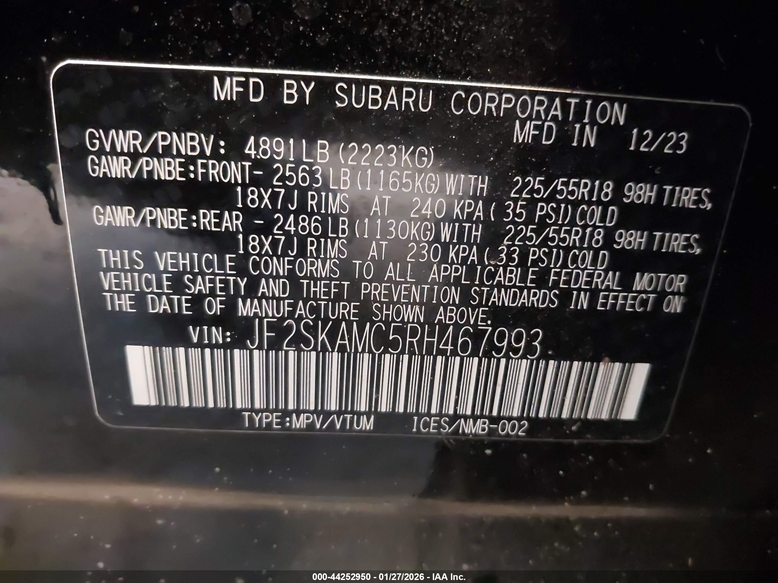 SUBARU FORESTER image 9
