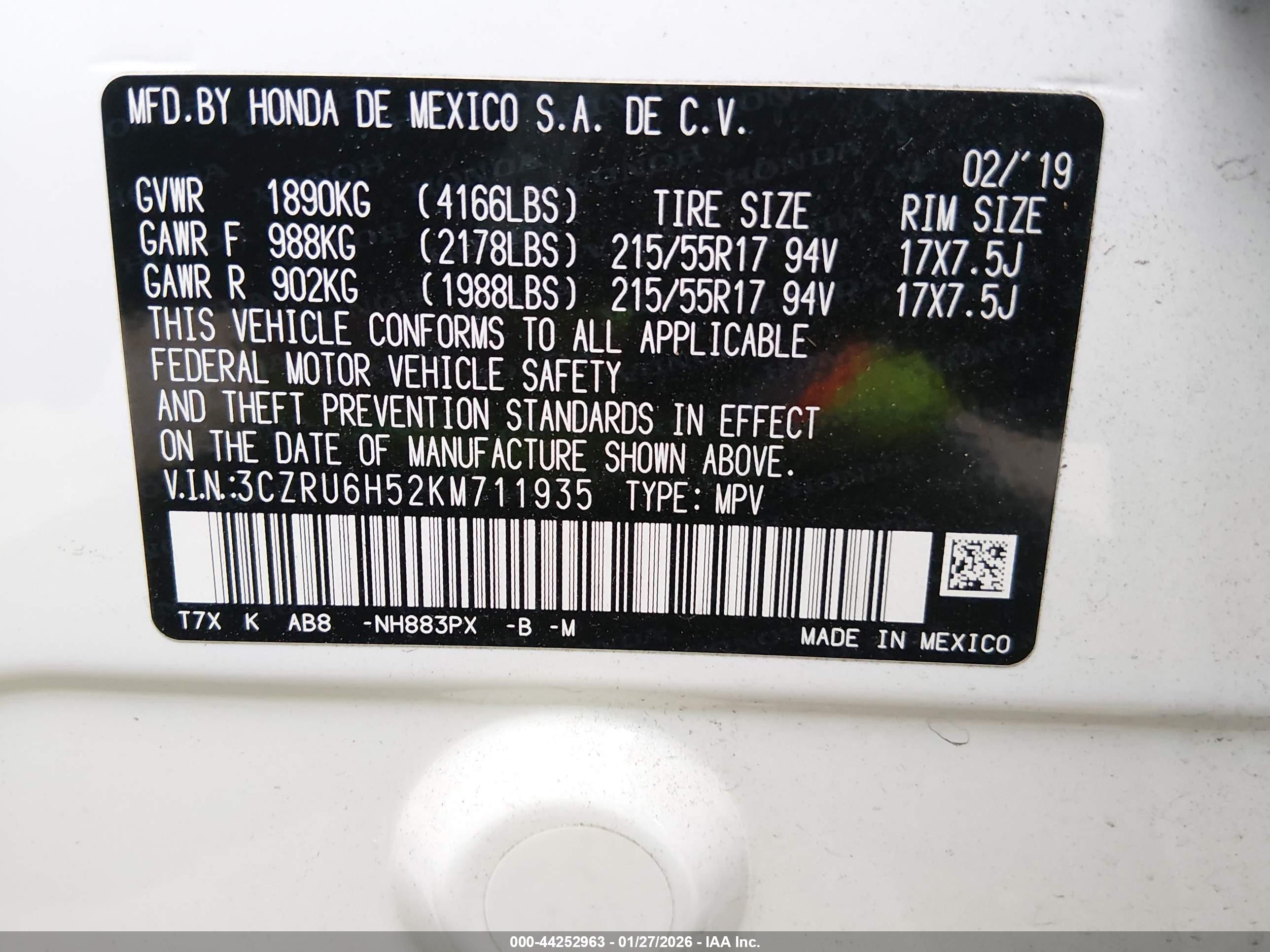 HONDA HR-V image 9