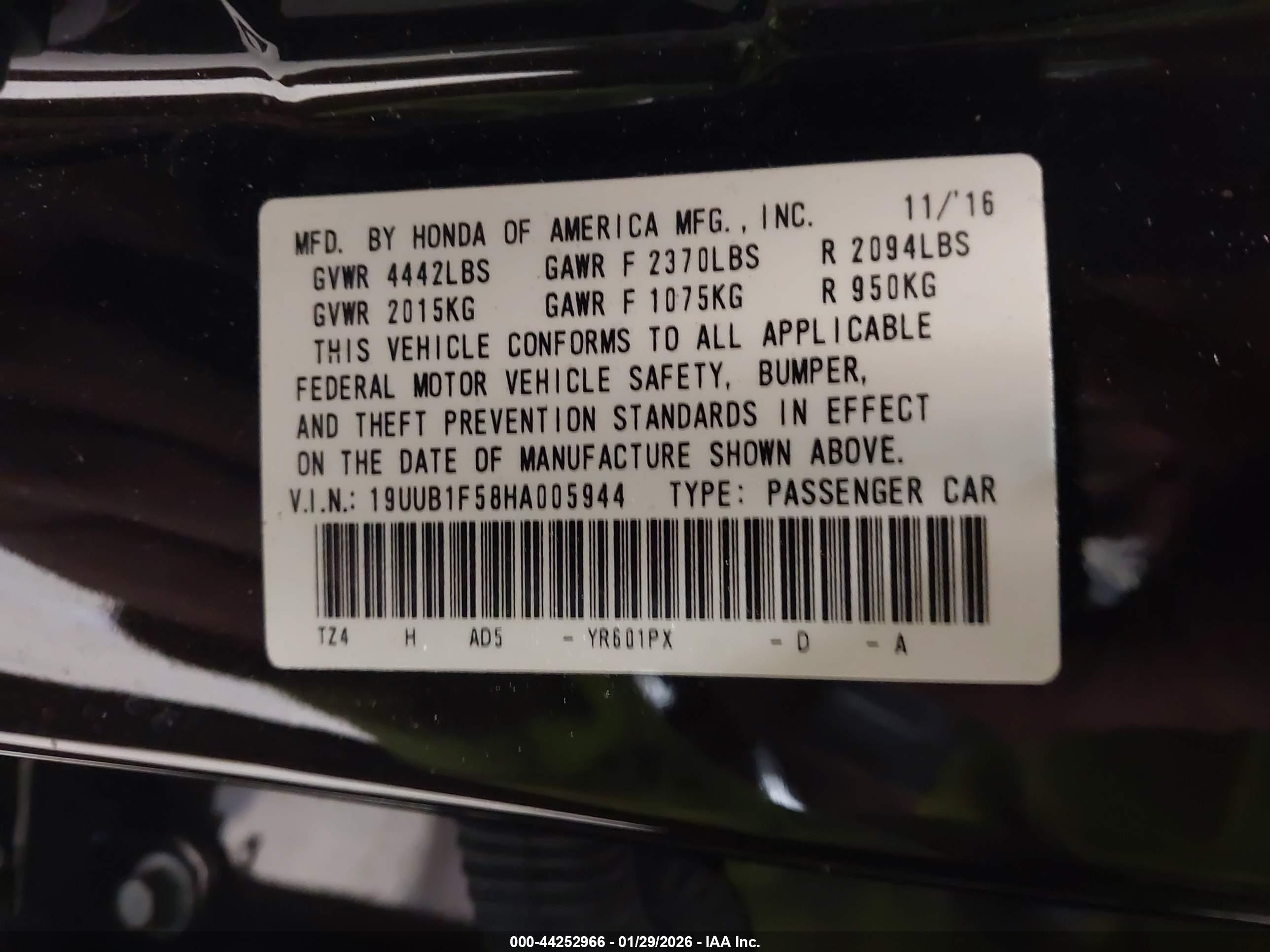 ACURA TLX image 9