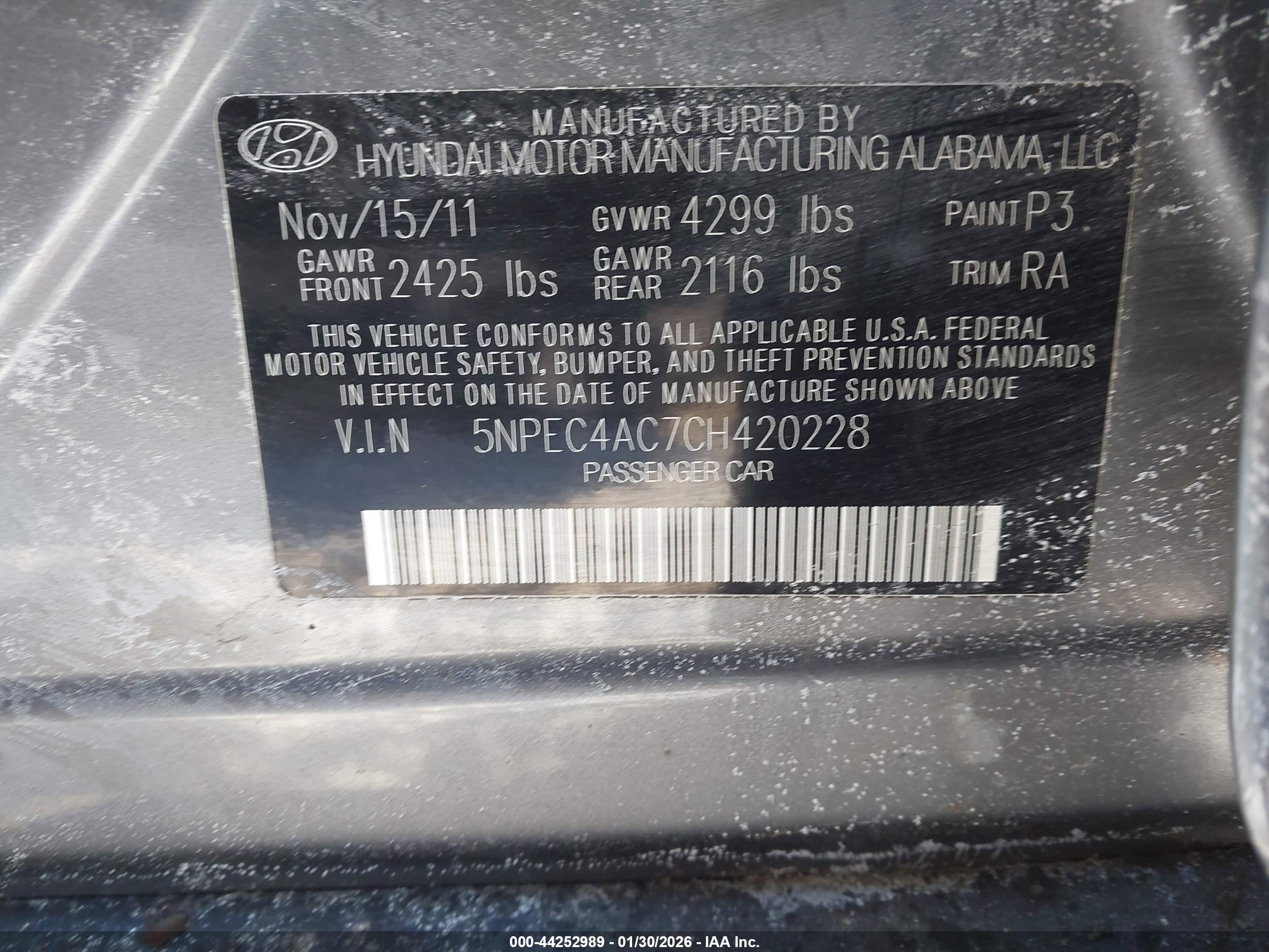 HYUNDAI SONATA image 9
