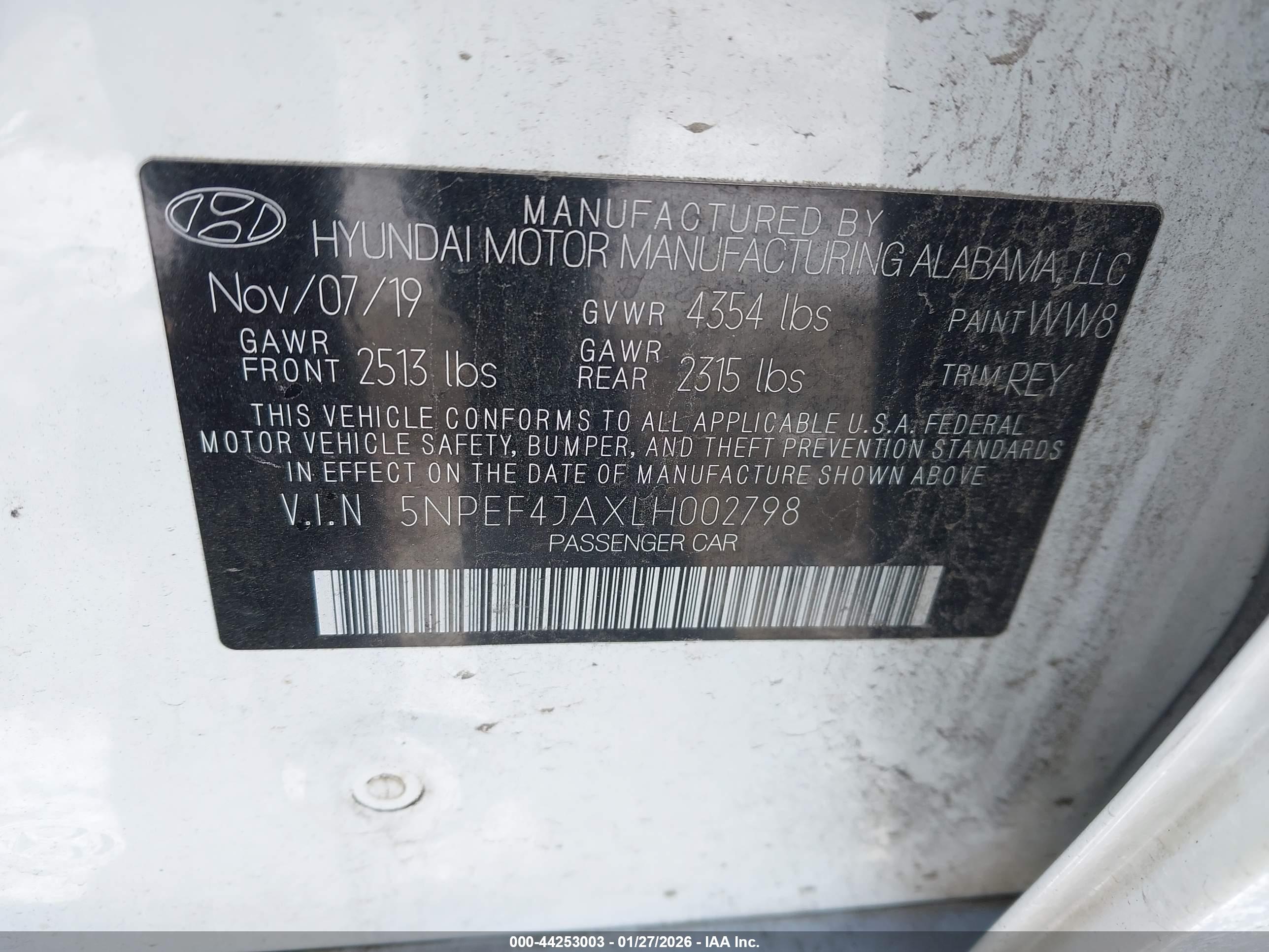 HYUNDAI SONATA image 9