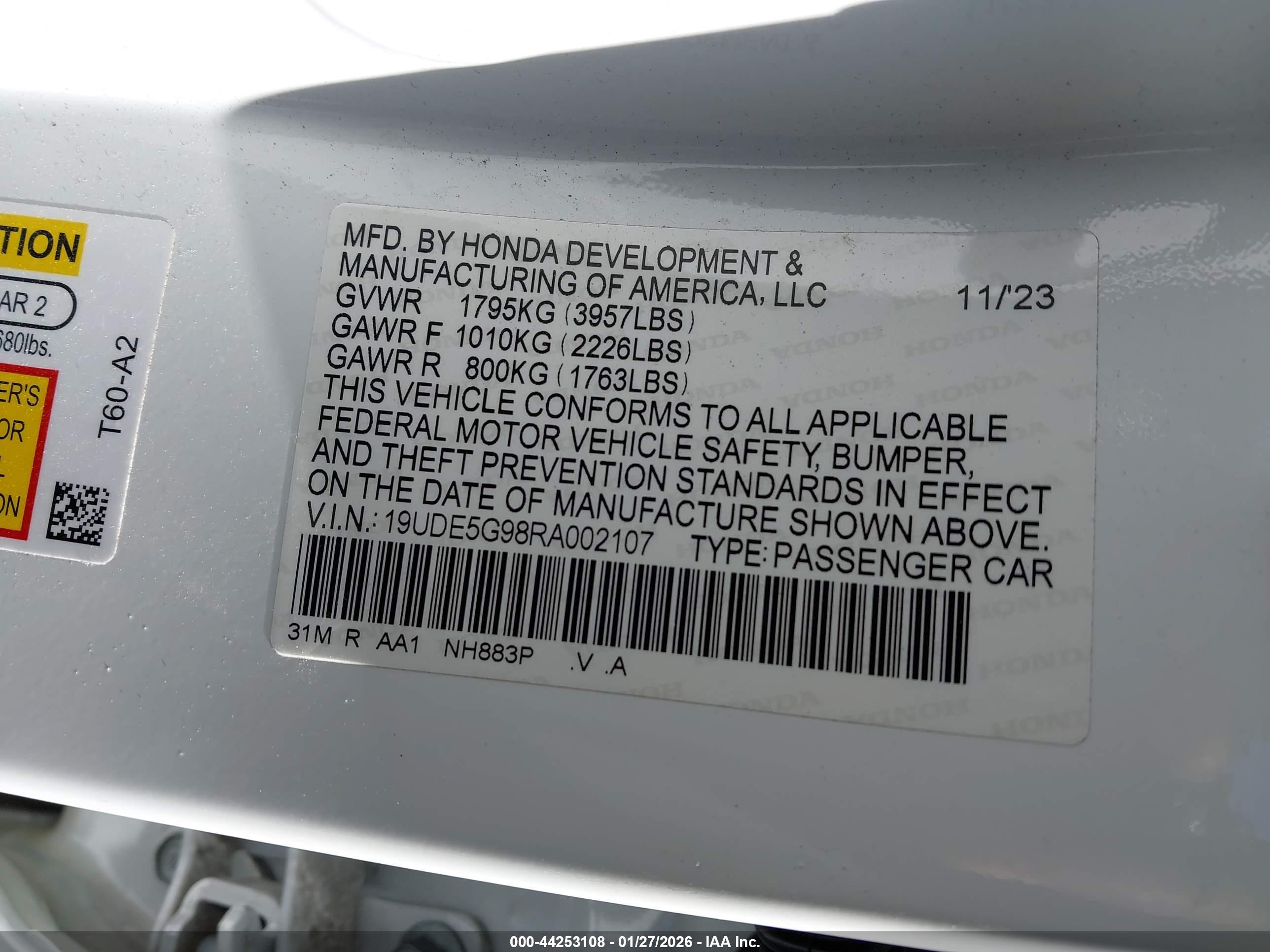ACURA INTEGRA image 9