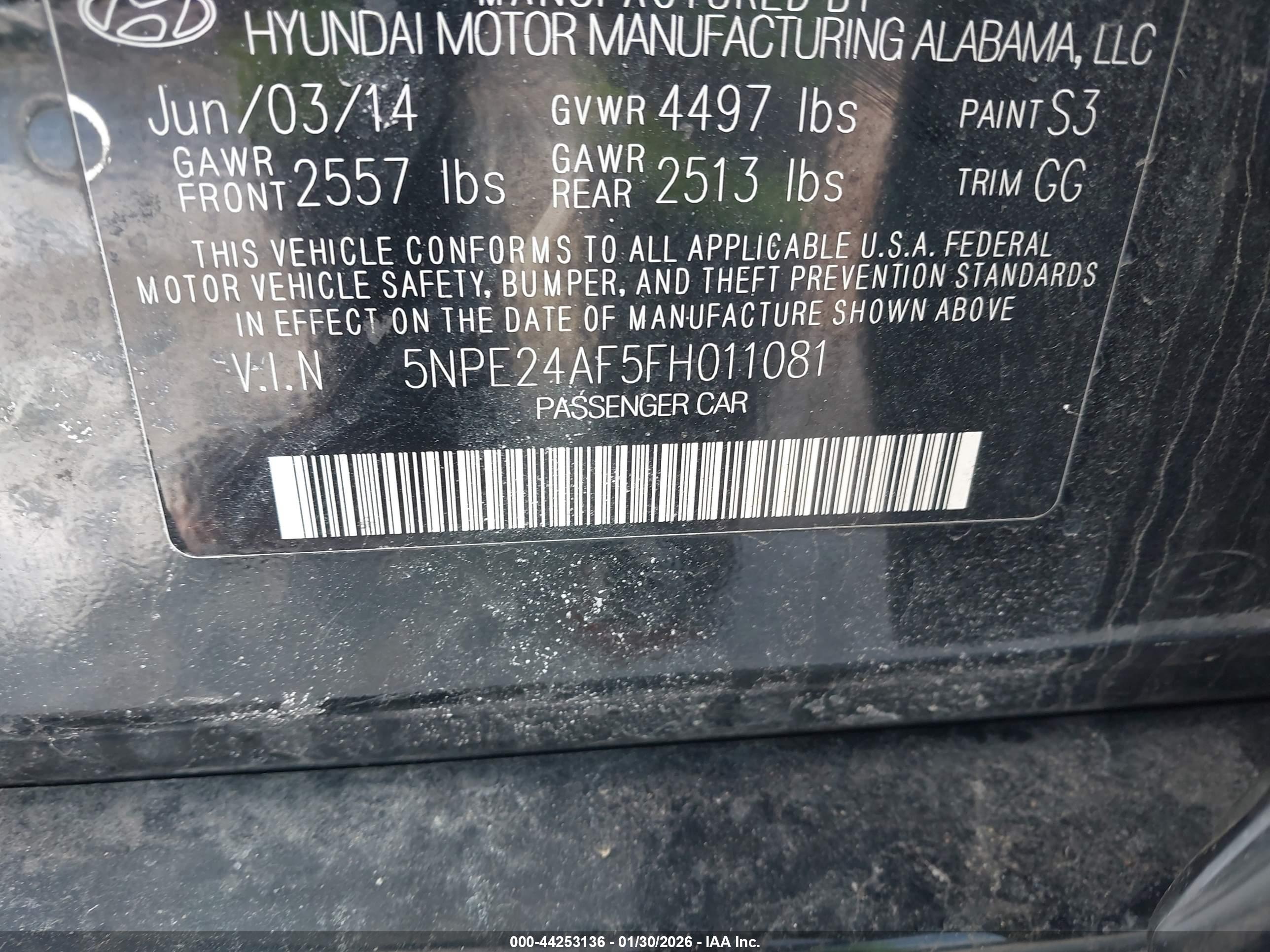 HYUNDAI SONATA image 9