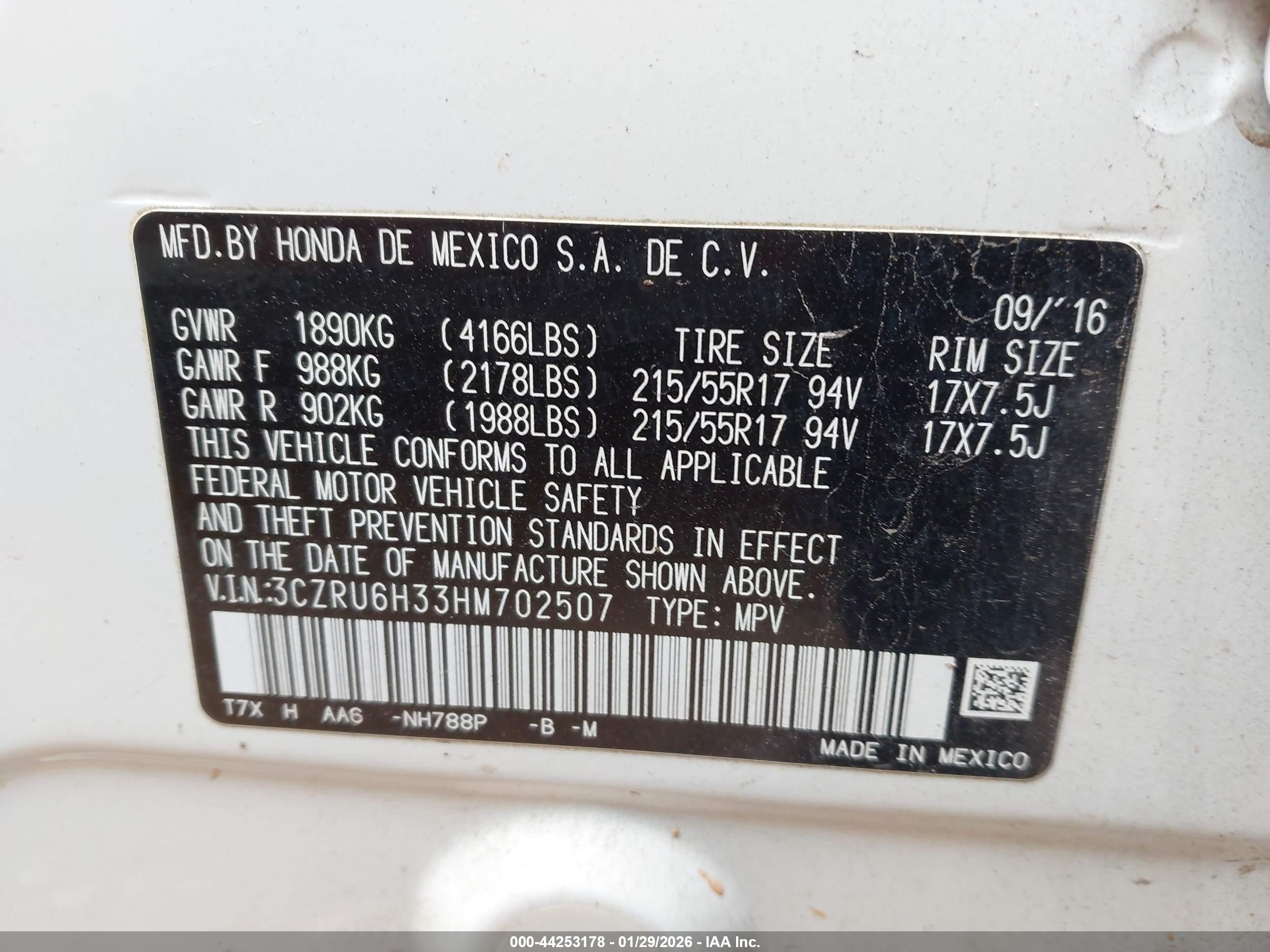 HONDA HR-V image 9