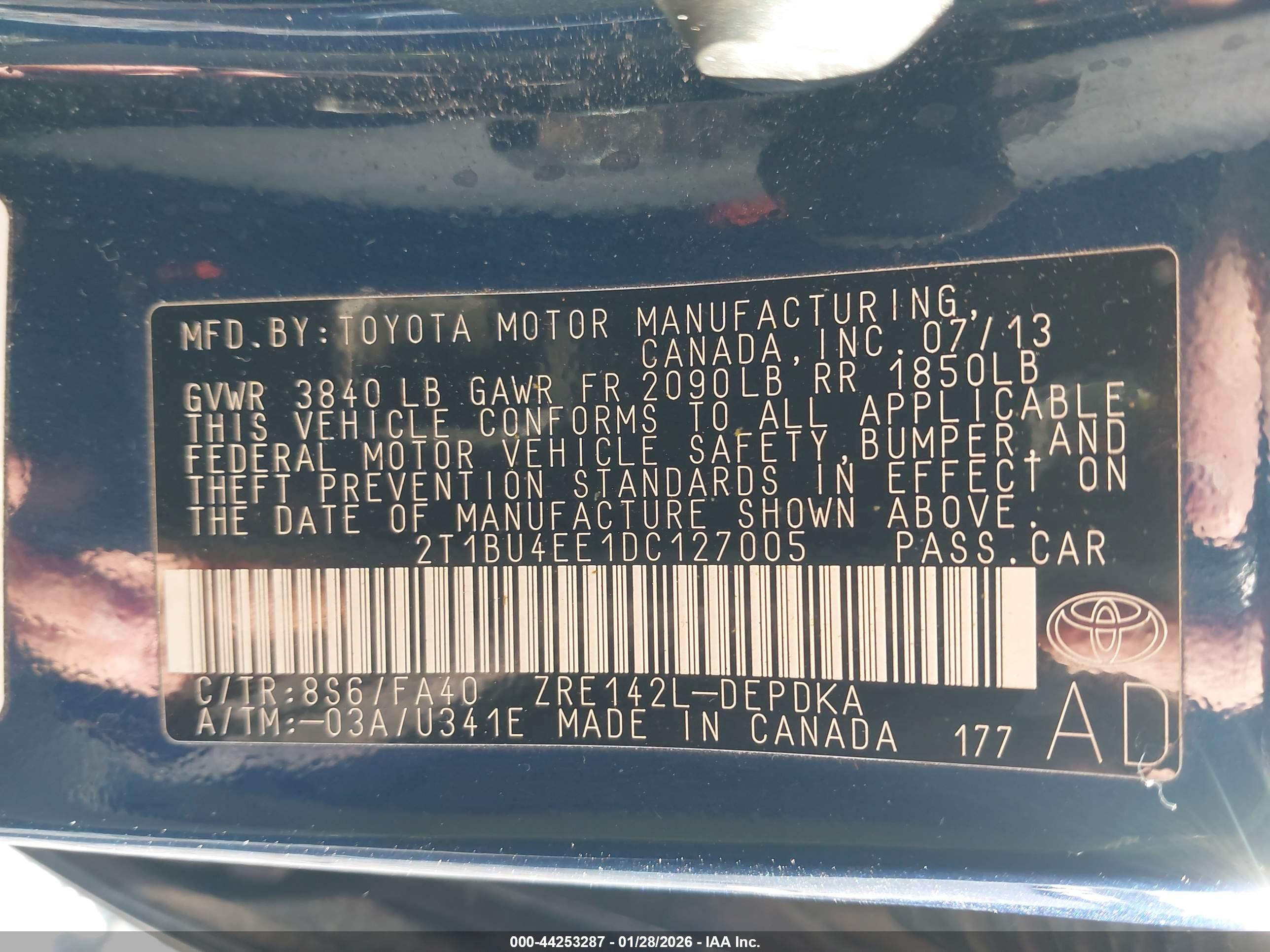 TOYOTA COROLLA image 9