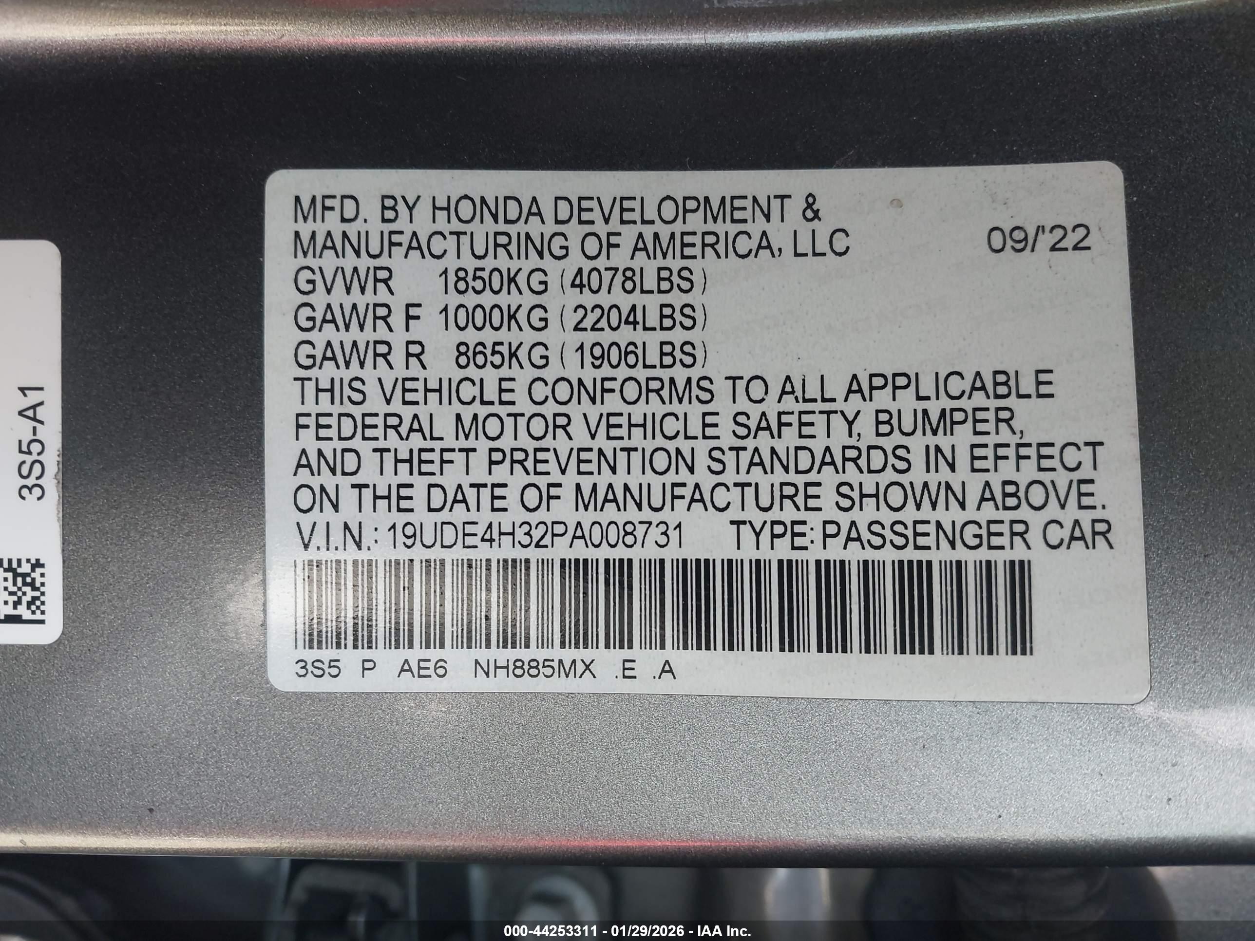 ACURA INTEGRA image 9